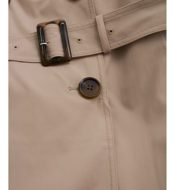 VIS「【定番人気】【撥水/UVケア】後ろタックトレンチコート スプリングコート」|トレンチコート|