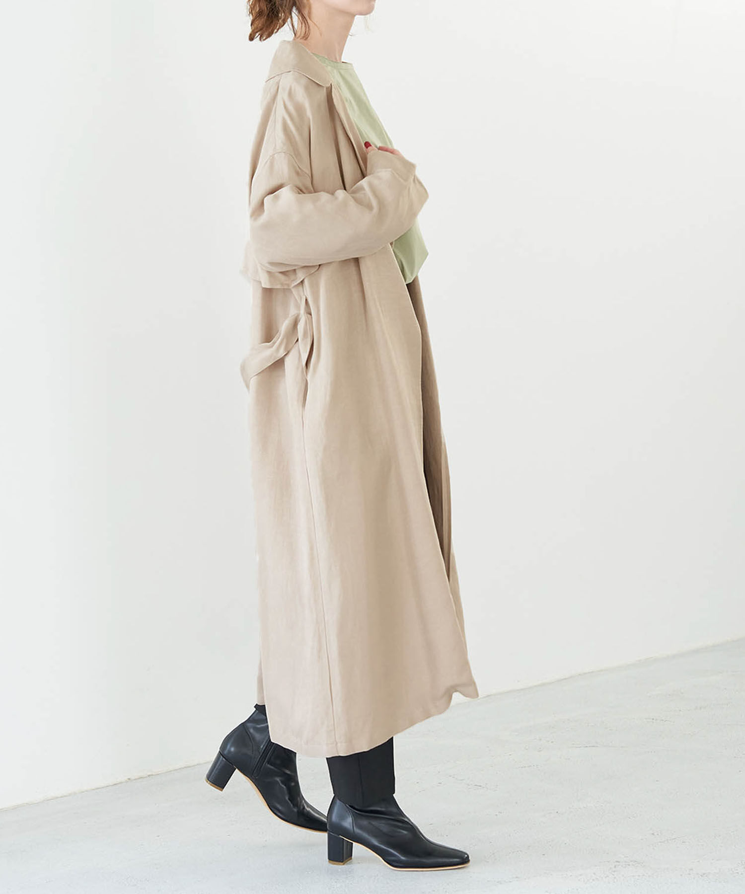 Rope&rsquo;Picnic「【emur】リネン混トレンチコート」|トレンチコート|