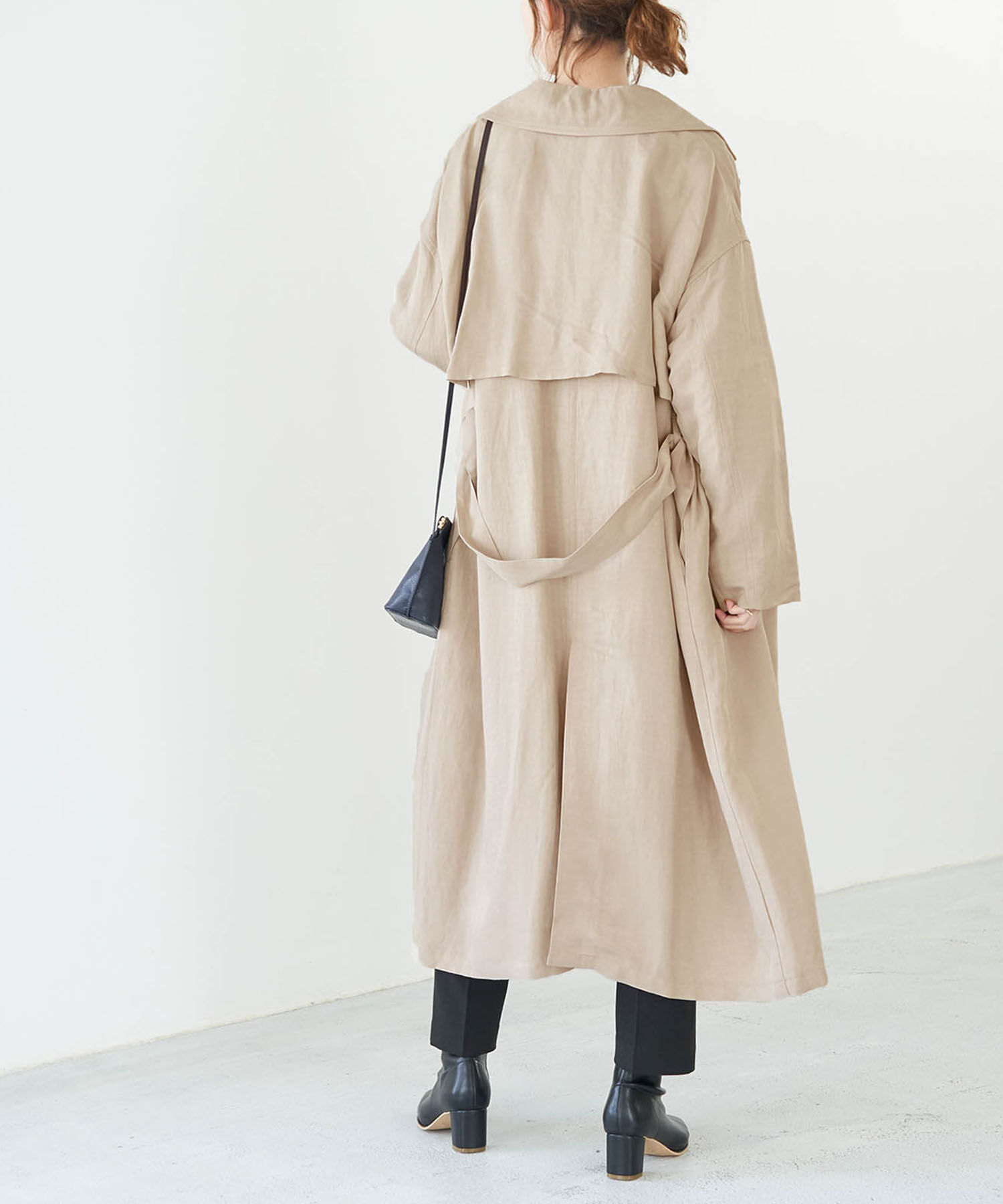 Rope&rsquo;Picnic「【emur】リネン混トレンチコート」|トレンチコート|