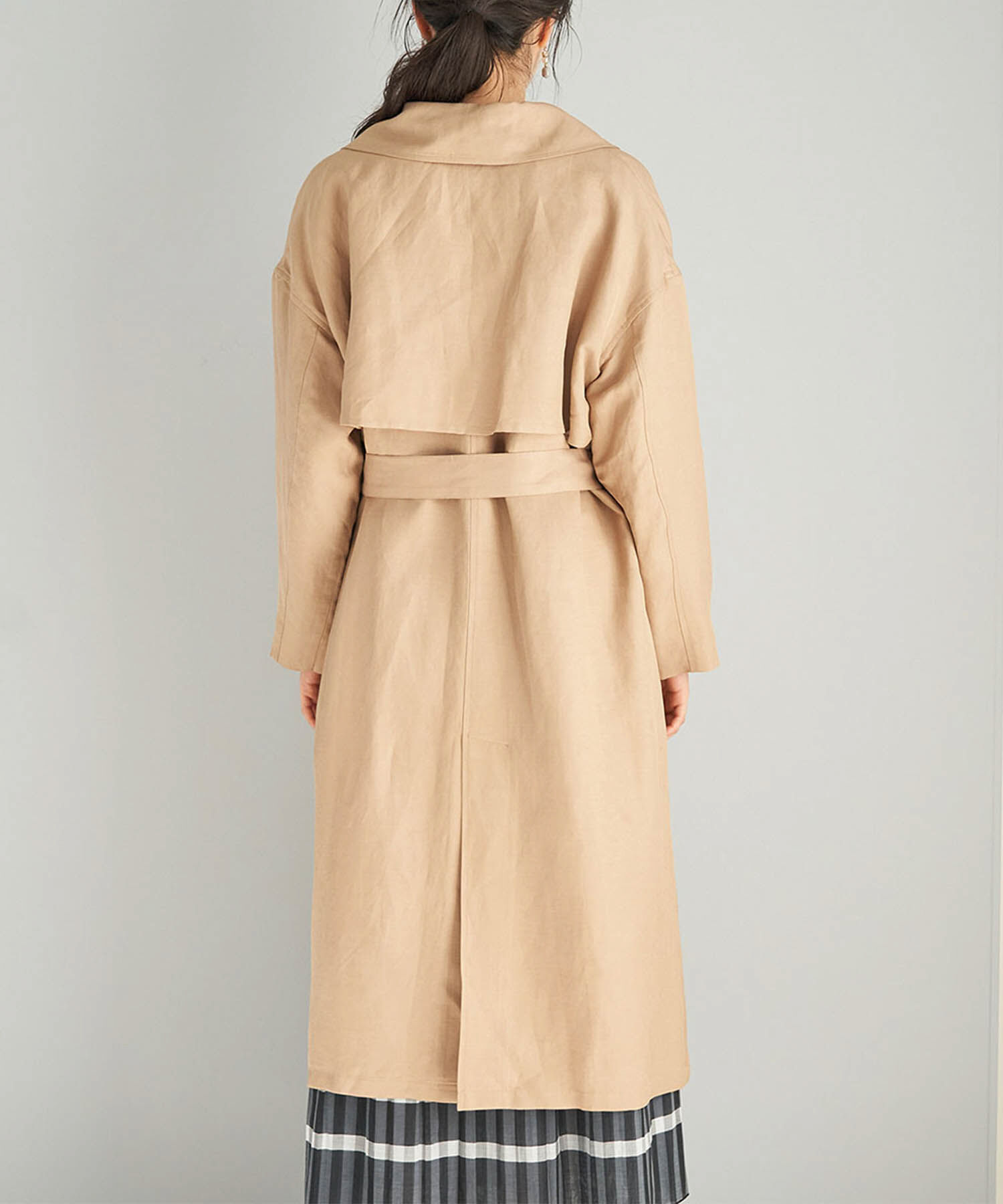 Rope&rsquo;Picnic「【emur】リネン混トレンチコート」|トレンチコート|