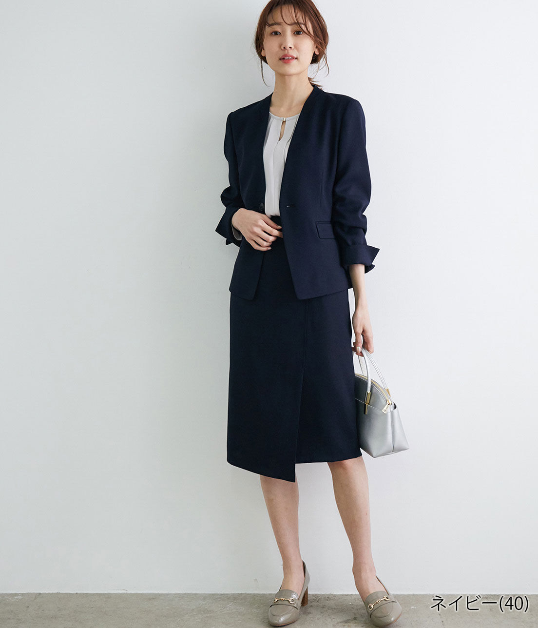 Rope&rsquo;Picnic「【UVカット＆マシンウォッシャブル】リネンライクラップスカート」|スカート|