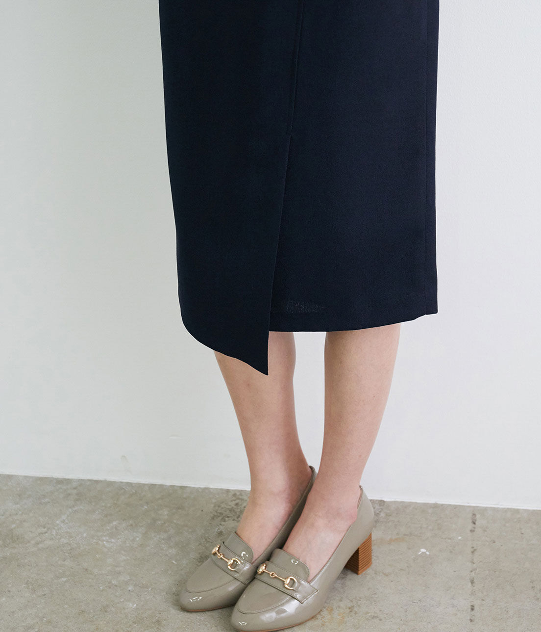 Rope&rsquo;Picnic「【UVカット＆マシンウォッシャブル】リネンライクラップスカート」|スカート|