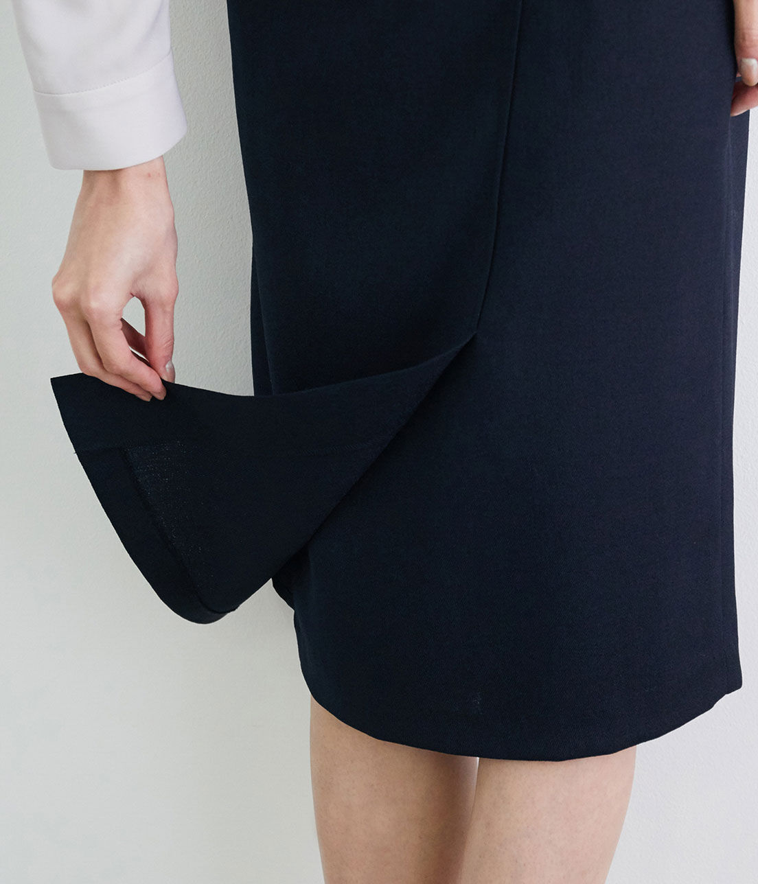 Rope&rsquo;Picnic「【UVカット＆マシンウォッシャブル】リネンライクラップスカート」|スカート|