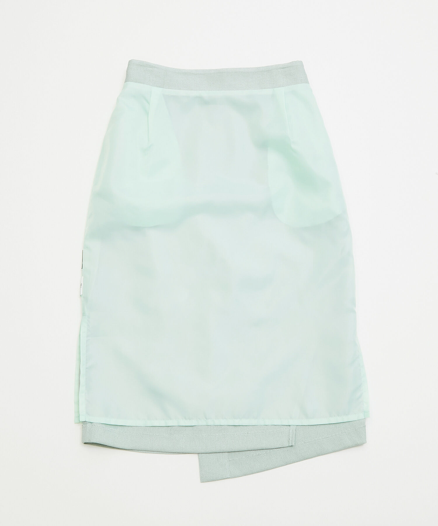 Rope&rsquo;Picnic「【UVカット＆マシンウォッシャブル】リネンライクラップスカート」|スカート|