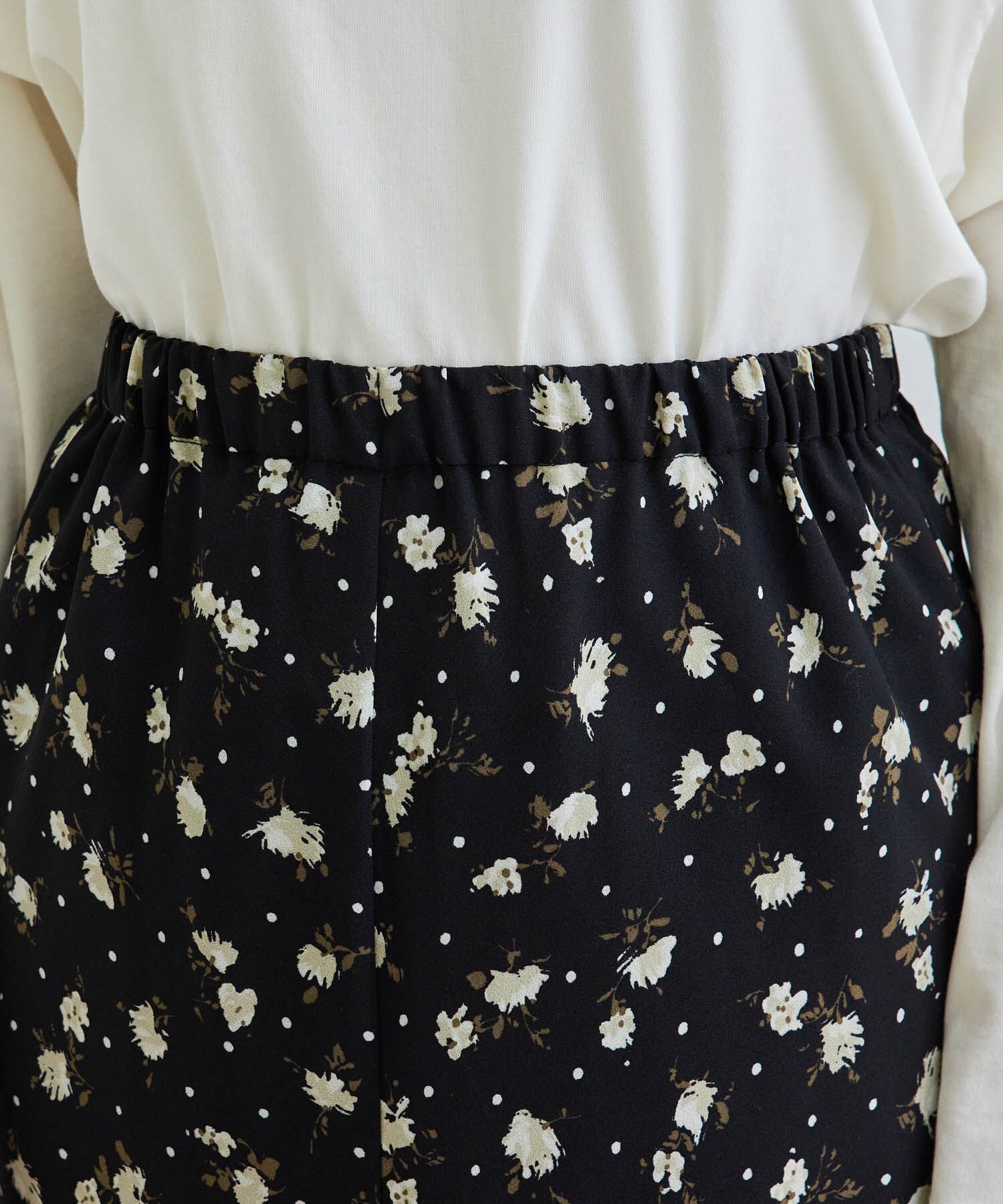 Rope&rsquo;Picnic「【リンクコーデ】花ドット柄マーメイドマキシスカート」|スカート|