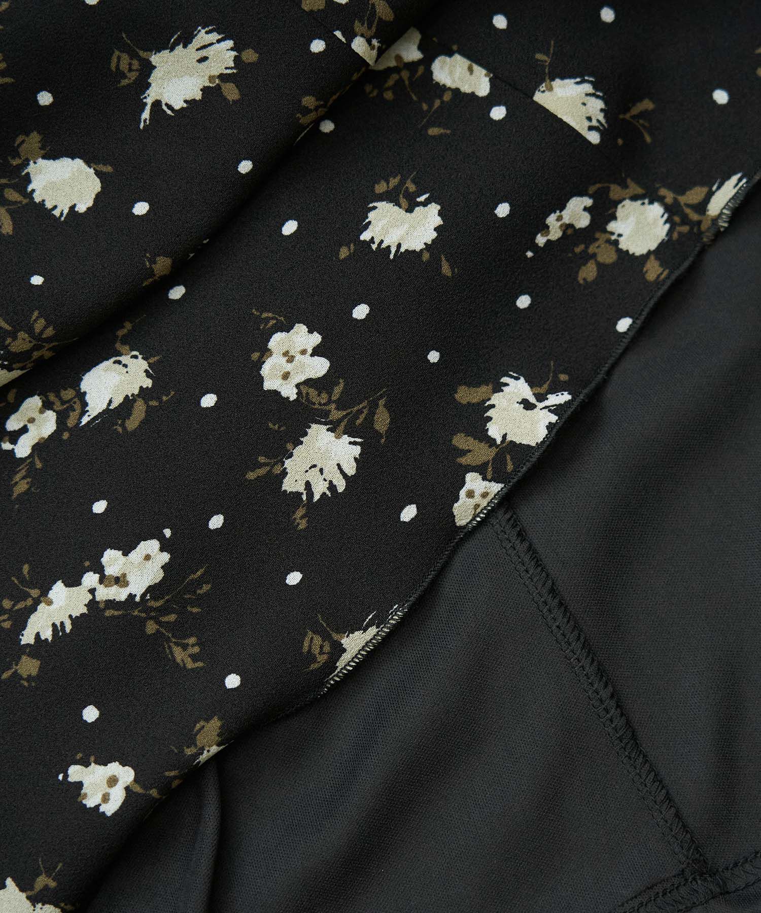 Rope&rsquo;Picnic「【リンクコーデ】花ドット柄マーメイドマキシスカート」|スカート|