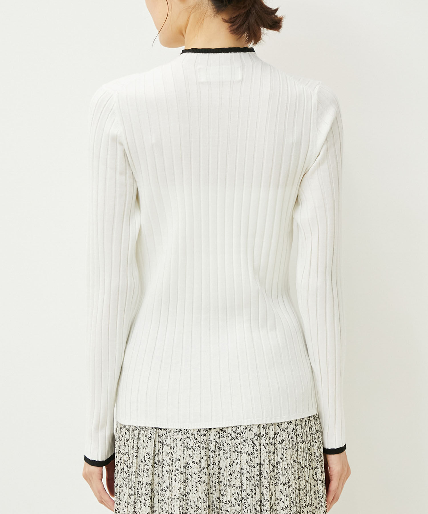 Rope&rsquo;Picnic「配色ニットプルオーバー」|ニット・セーター|