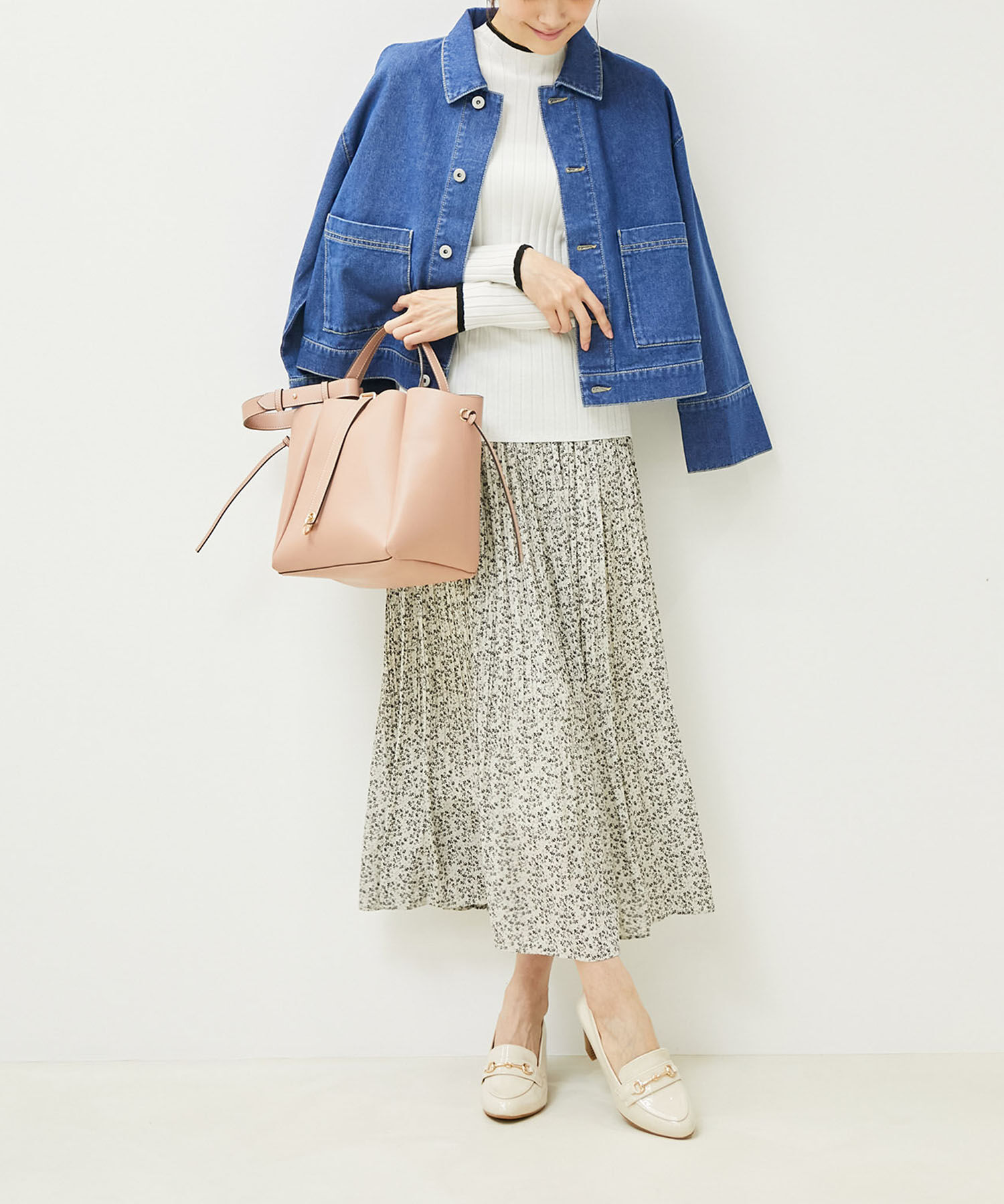 Rope&rsquo;Picnic「配色ニットプルオーバー」|ニット・セーター|