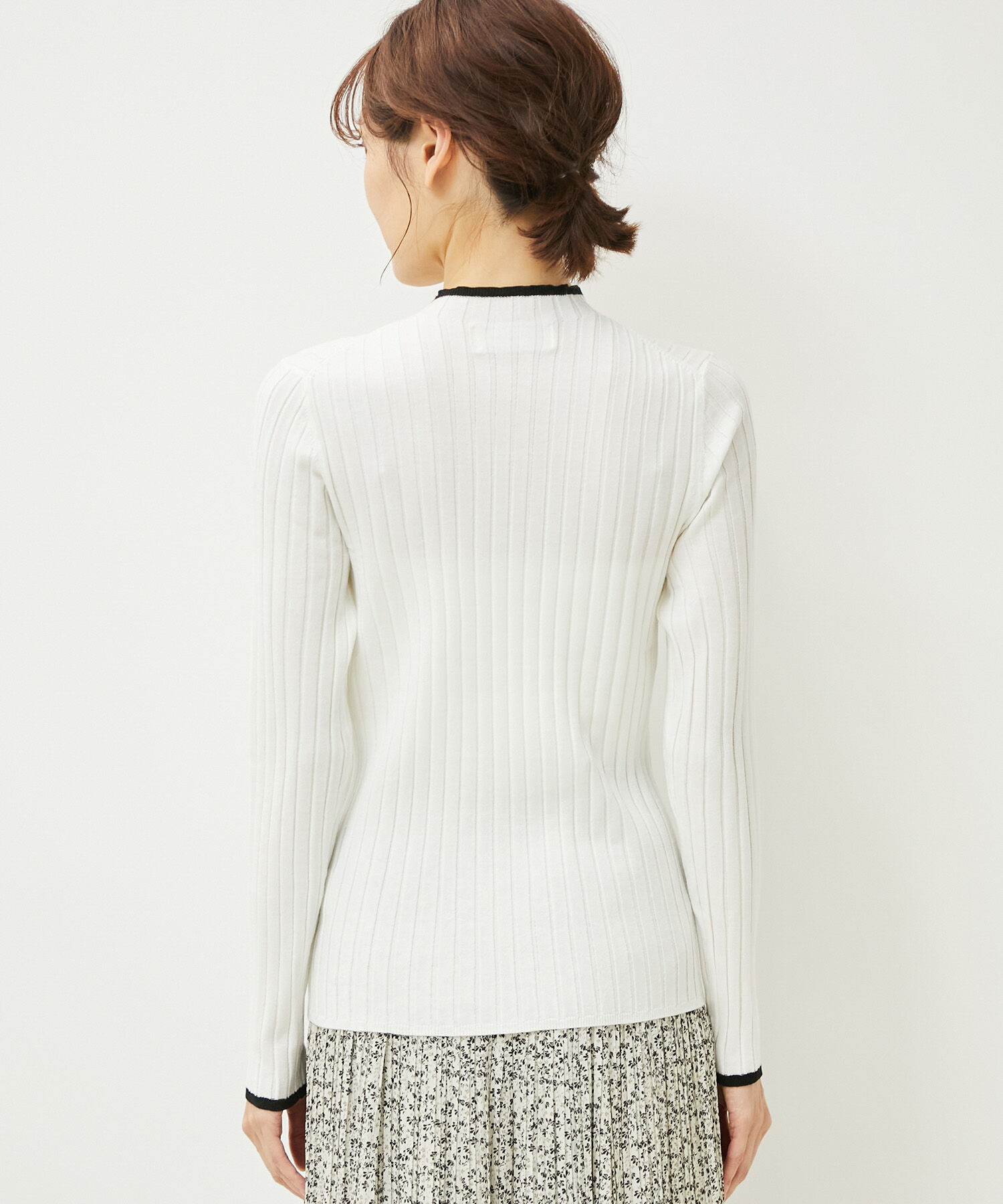 Rope&rsquo;Picnic「配色ニットプルオーバー」|ニット・セーター|