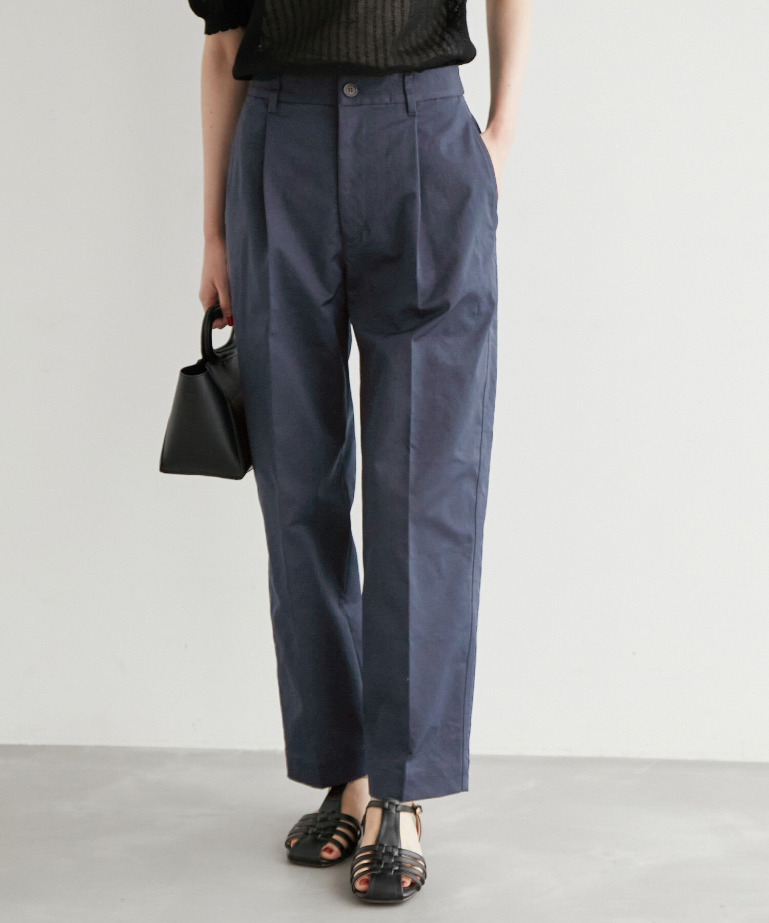 Rope&rsquo;Picnic「チノパンツ」|チノ|ネイビー(40)