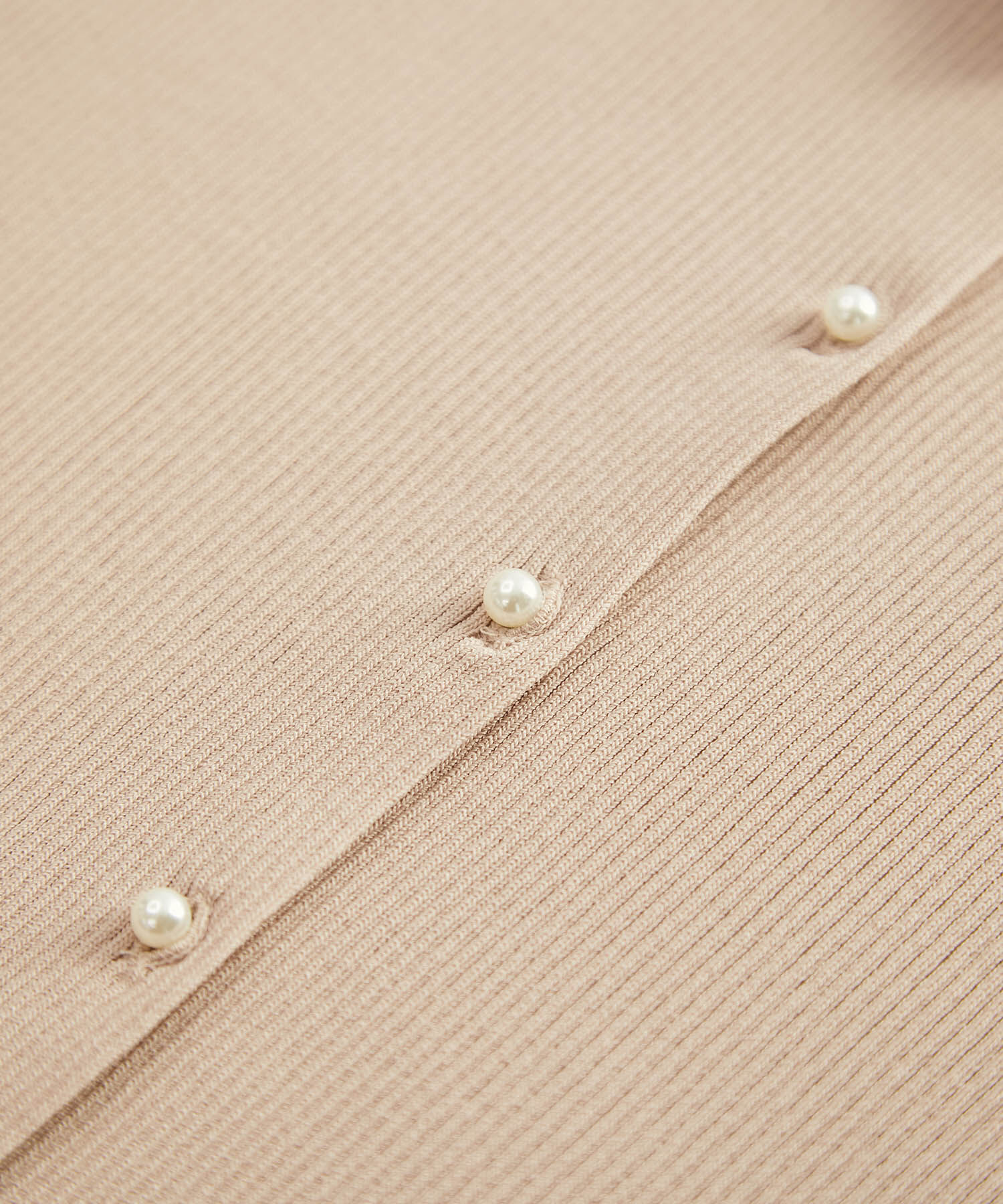 Rope&rsquo;Picnic「Beauty knit/パール釦ハーフスリーブカーディガン」|カーディガン|