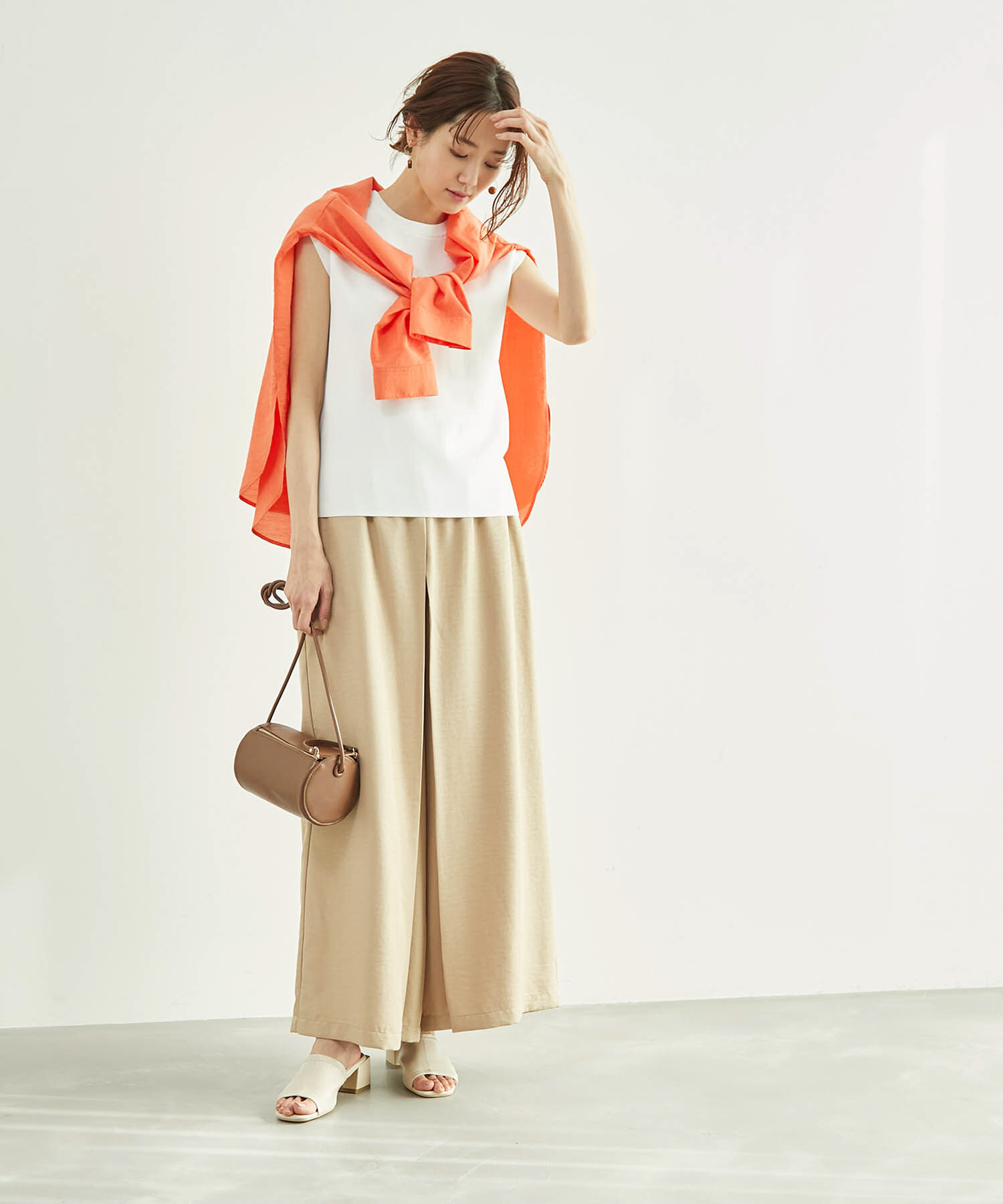 Rope&rsquo;Picnic「Beauty knit/ゼロスリーブニットプルオーバー/WEB限定カラーあり」|ニット・セーター|