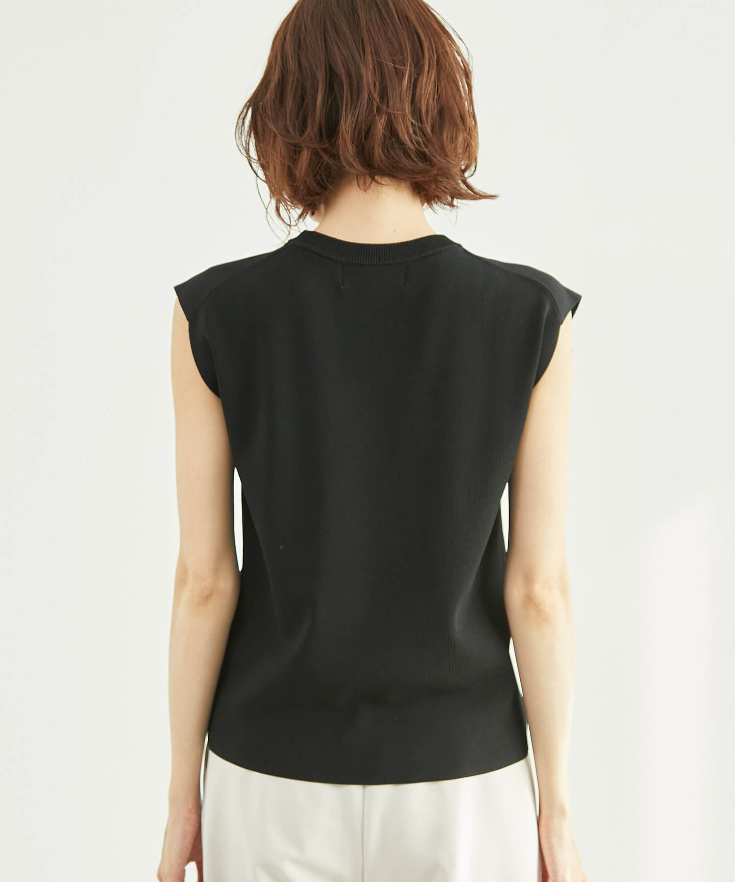 Rope&rsquo;Picnic「Beauty knit/ゼロスリーブニットプルオーバー/WEB限定カラーあり」|ニット・セーター|