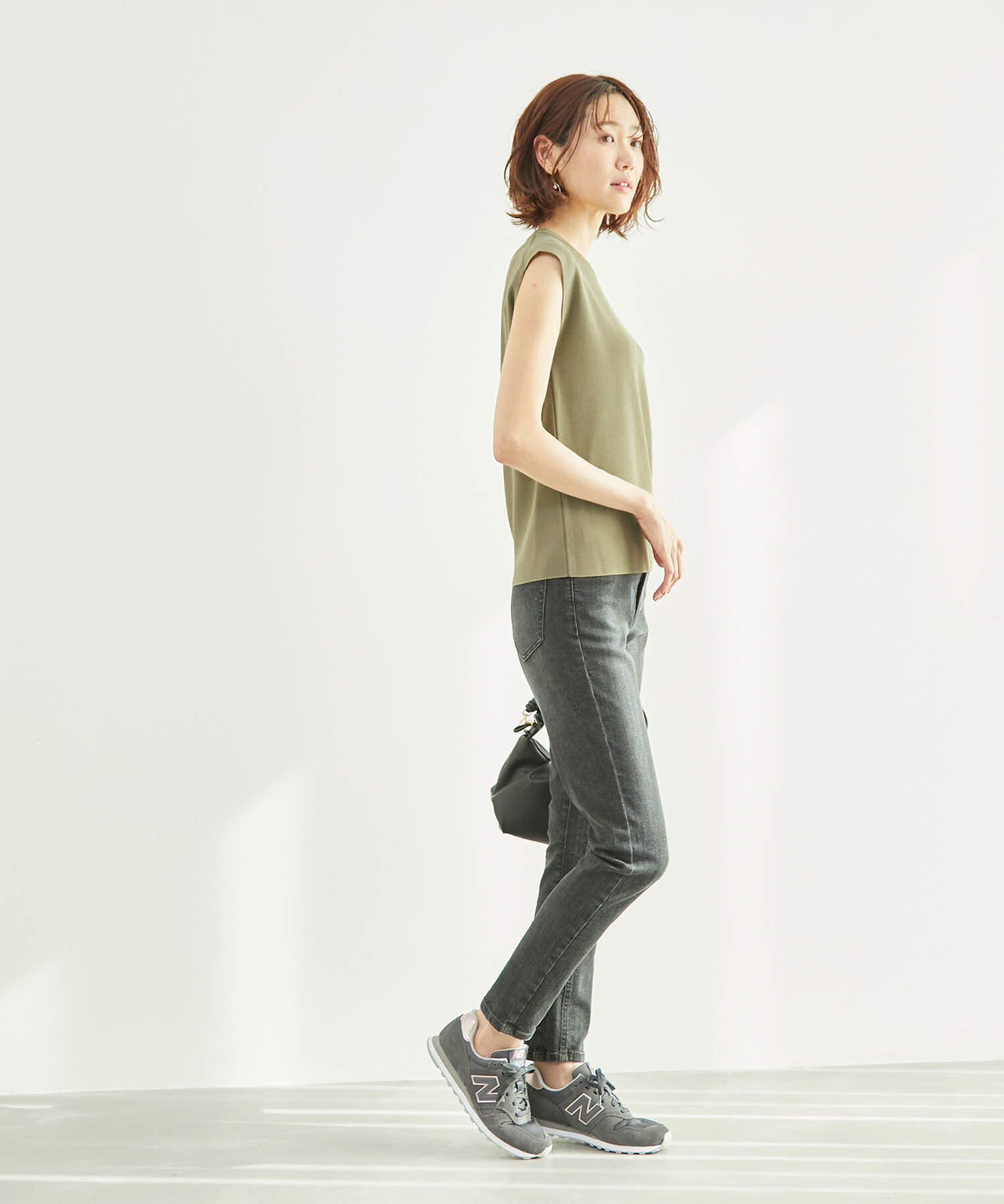 Rope&rsquo;Picnic「Beauty knit/ゼロスリーブニットプルオーバー/WEB限定カラーあり」|ニット・セーター|