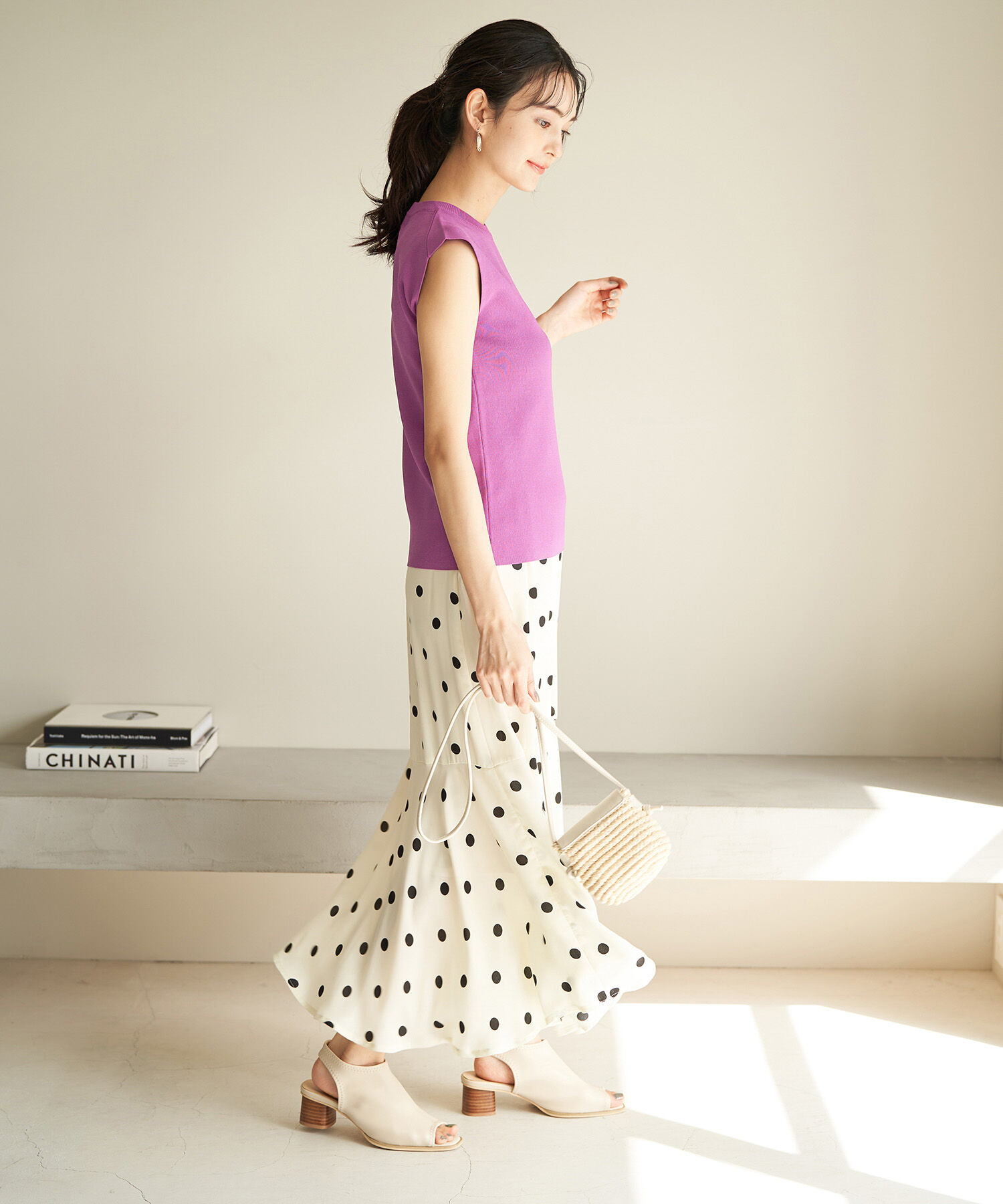 Rope&rsquo;Picnic「Beauty knit/ゼロスリーブニットプルオーバー/WEB限定カラーあり」|ニット・セーター|