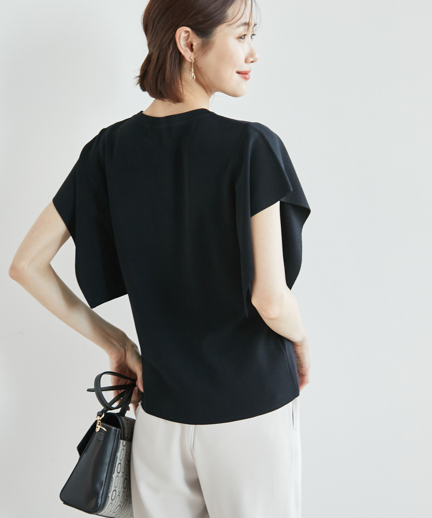 Rope&rsquo;Picnic「Beauty knit/フレア袖ニットプルオーバー」|ニット・セーター|