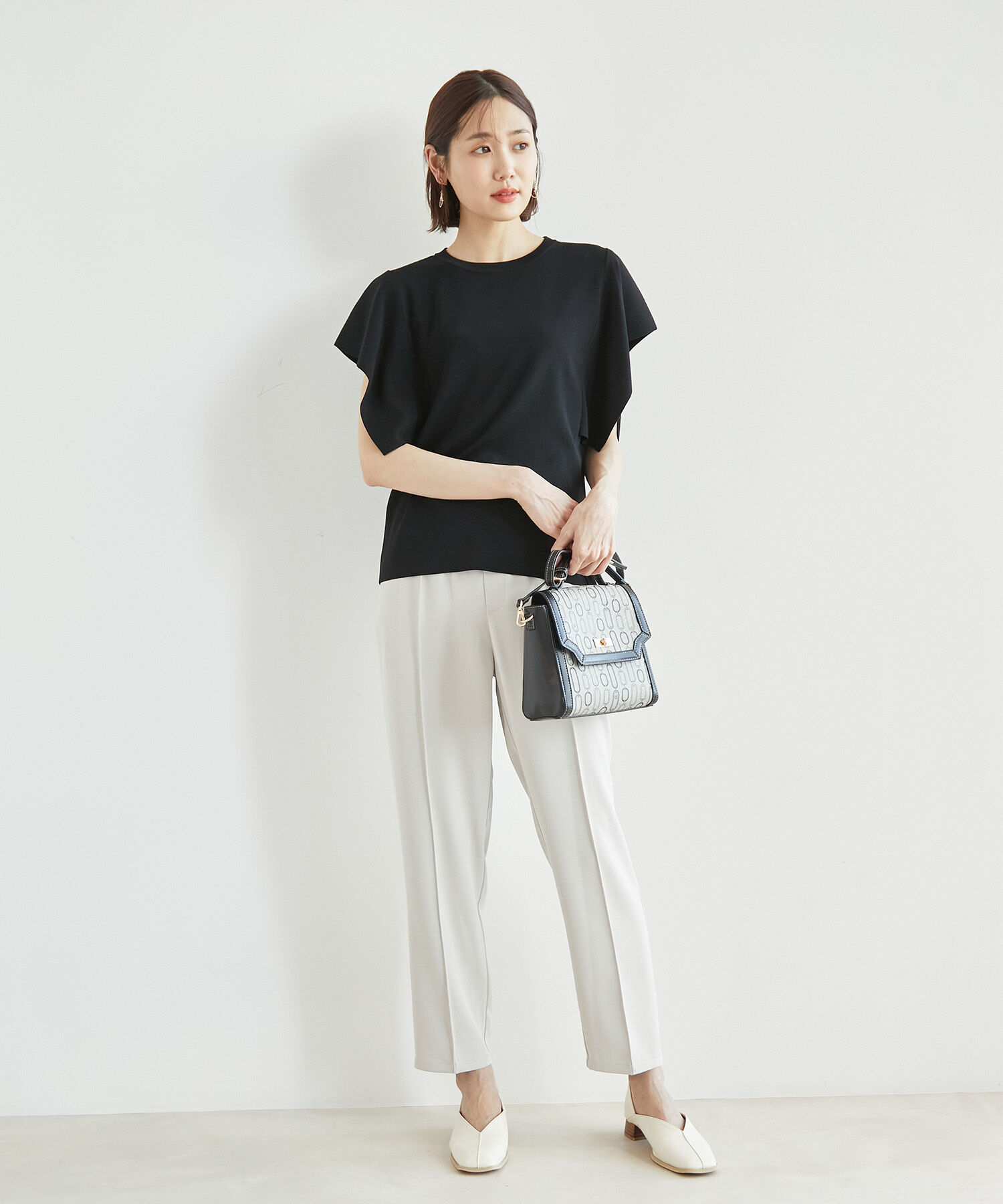 Rope&rsquo;Picnic「Beauty knit/フレア袖ニットプルオーバー」|ニット・セーター|