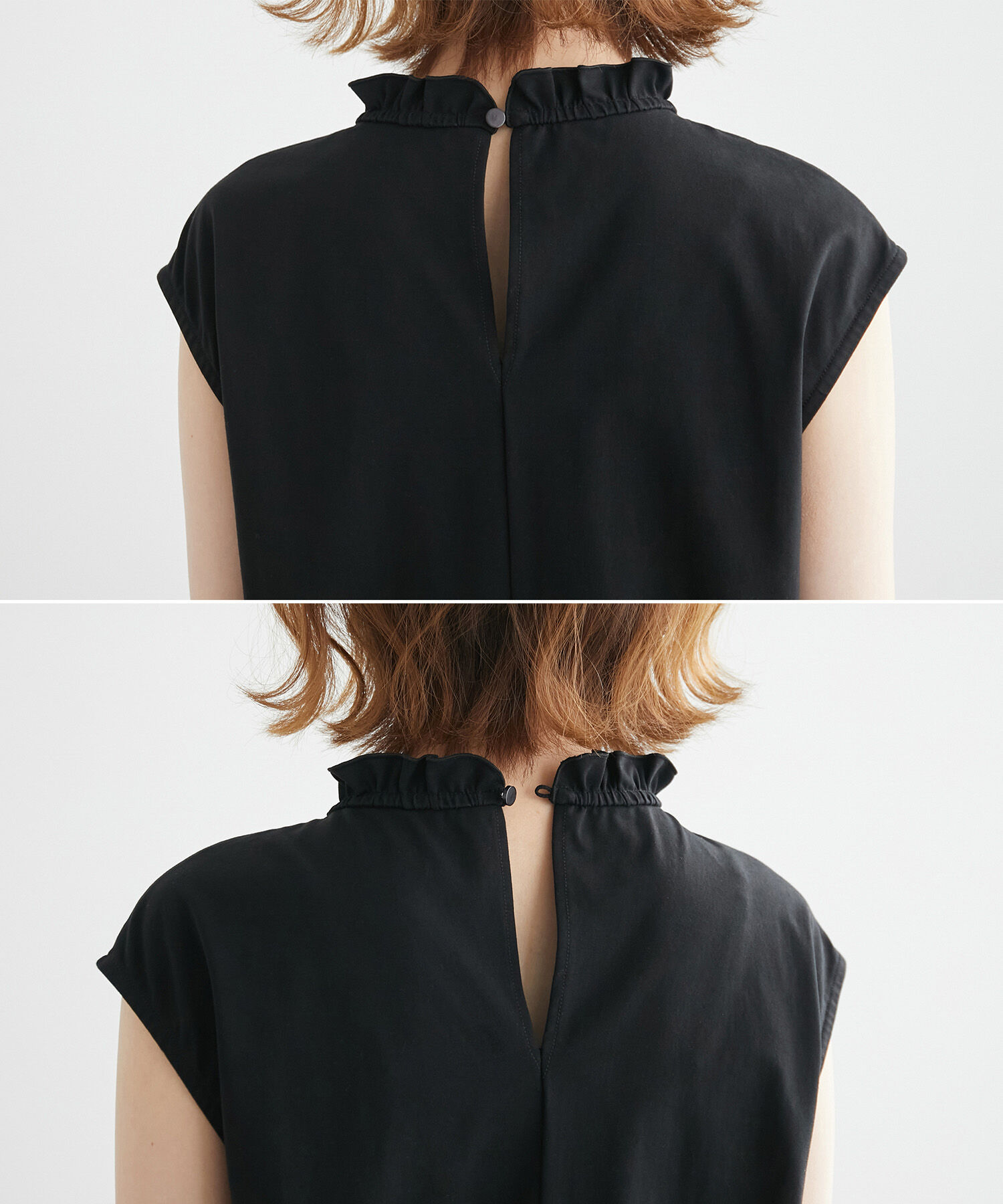 Rope&rsquo;Picnic「オーガニックコットンスタンドフリルトップス」|シャツ・ブラウス|