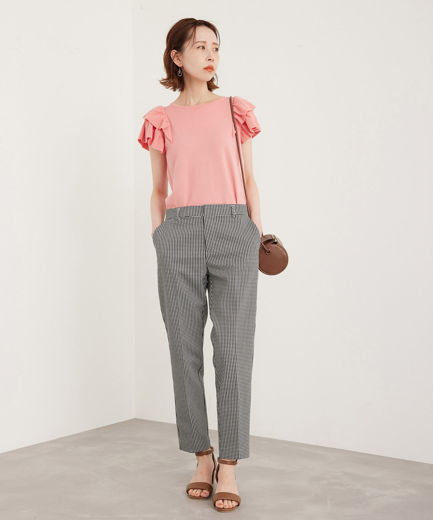 Rope&rsquo;Picnic「フリルニットプルオーバー」|ニット・セーター|