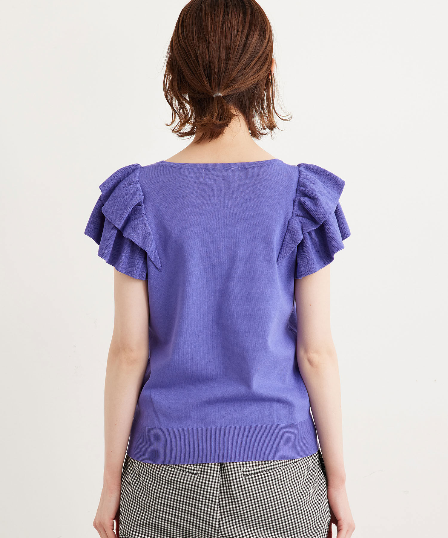 Rope&rsquo;Picnic「フリルニットプルオーバー」|ニット・セーター|