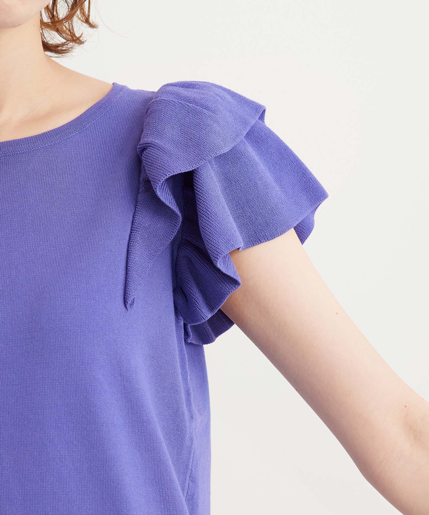 Rope&rsquo;Picnic「フリルニットプルオーバー」|ニット・セーター|