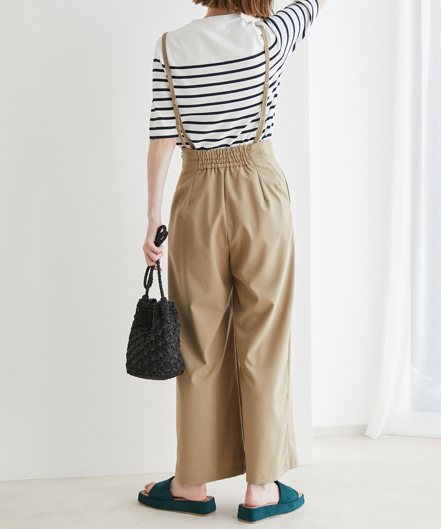 Rope&rsquo;Picnic「ハイウエストサス付きパンツ」|その他|