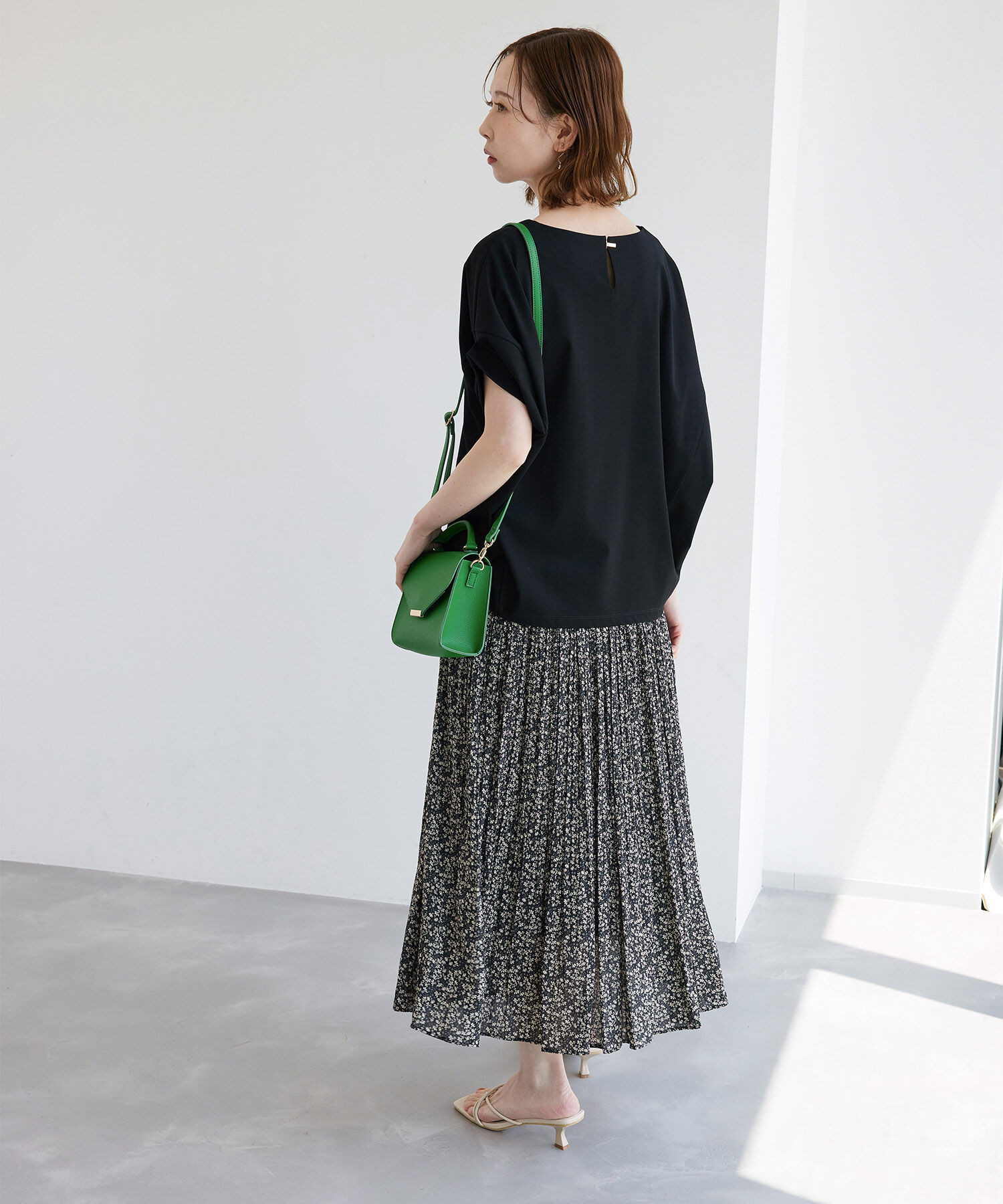 Rope&rsquo;Picnic「ゴールドパーツバンザイスリーブカットソートップス」|Tシャツ・カットソー|