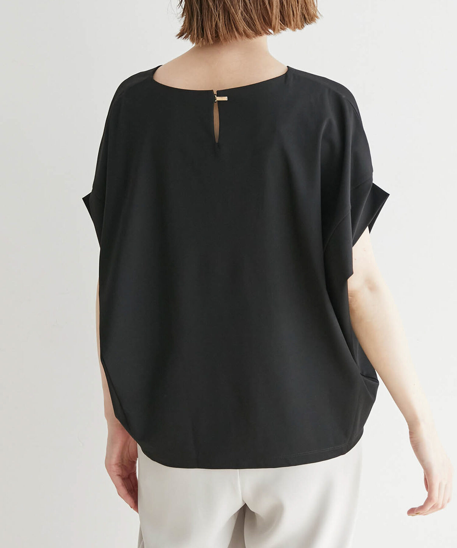 Rope&rsquo;Picnic「ゴールドパーツバンザイスリーブカットソートップス」|Tシャツ・カットソー|