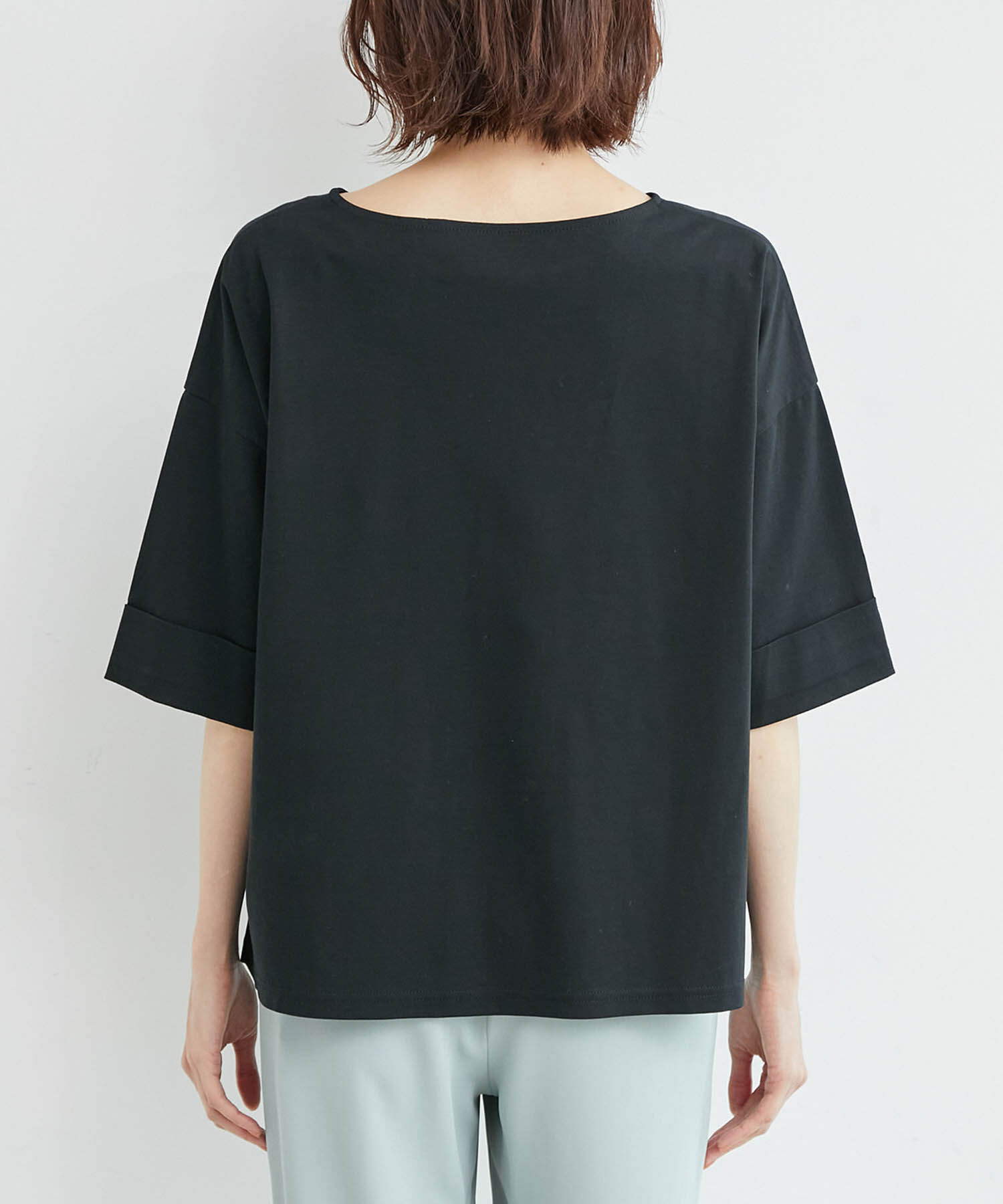 Rope&rsquo;Picnic「60シルケットハーフスリーブトップス」|Tシャツ・カットソー|