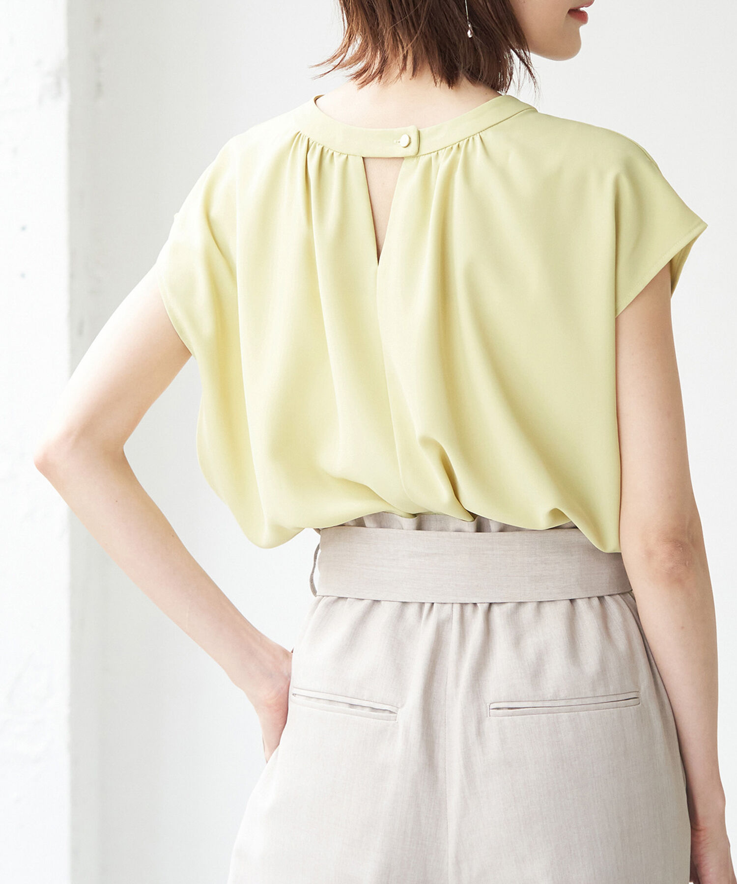 Rope&rsquo;Picnic「2WAY/とろみ合繊ブラウス」|シャツ・ブラウス|