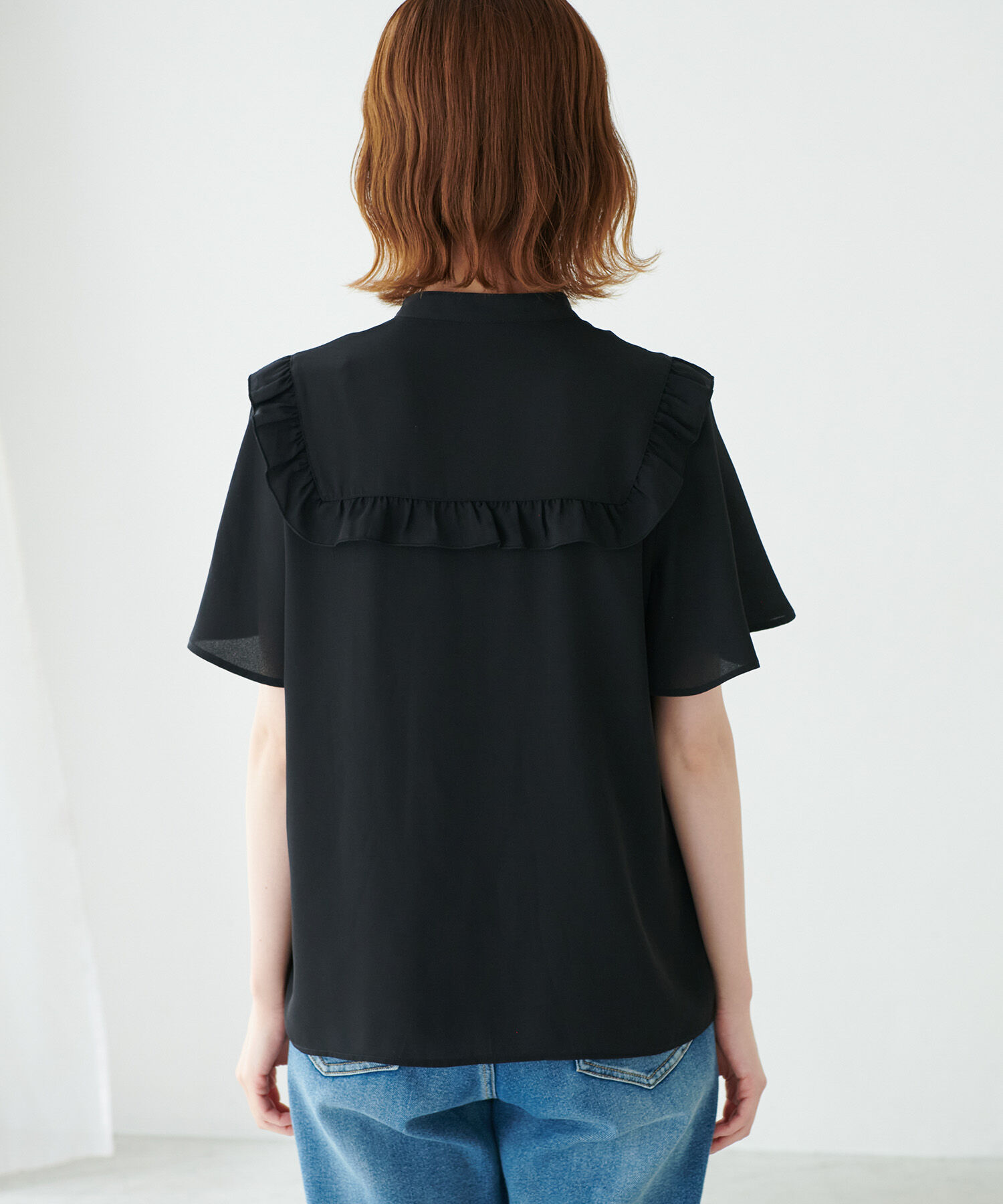 Rope&rsquo;Picnic「ドット/無地フリルブラウス」|シャツ・ブラウス|