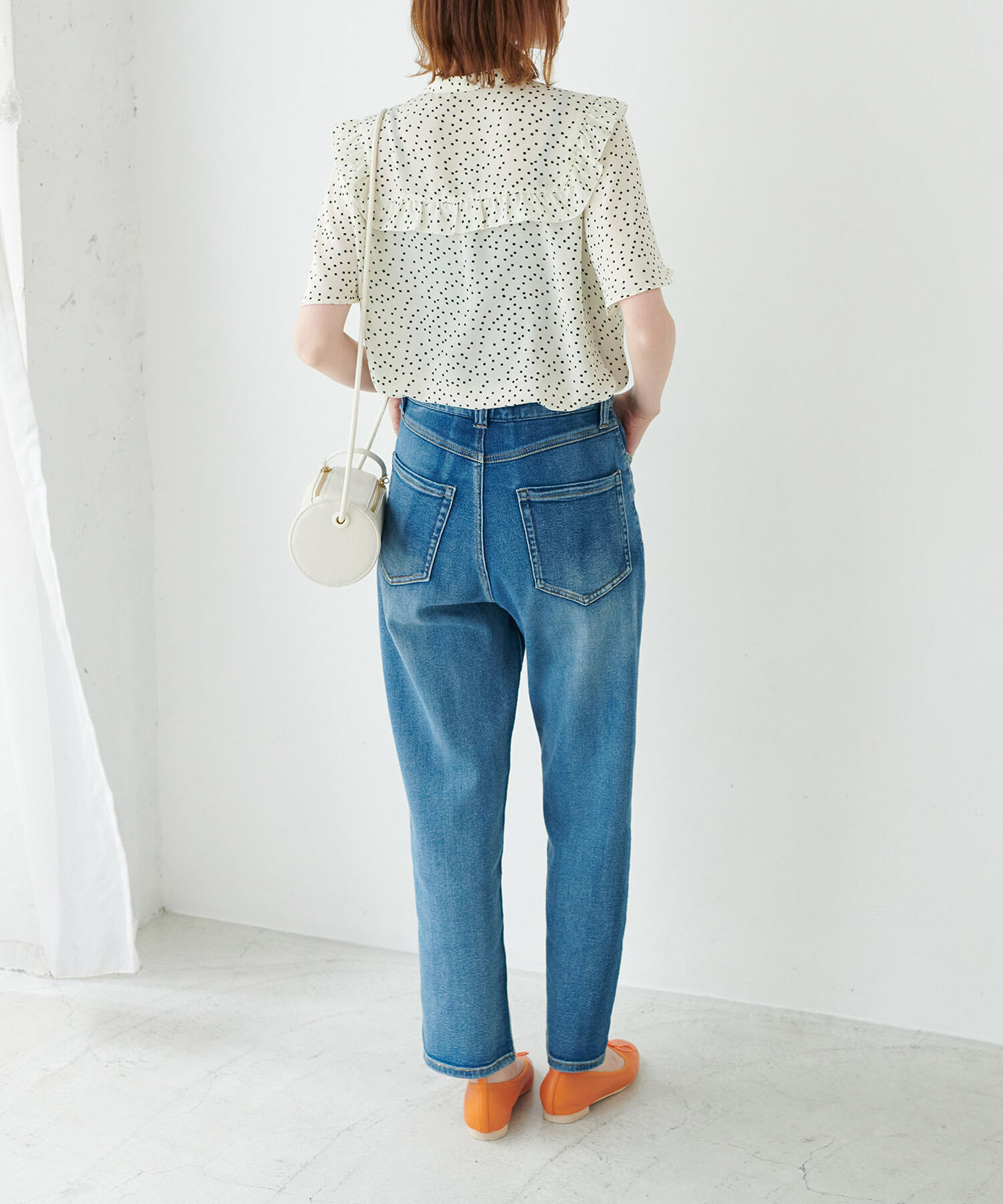 Rope&rsquo;Picnic「ドット/無地フリルブラウス」|シャツ・ブラウス|