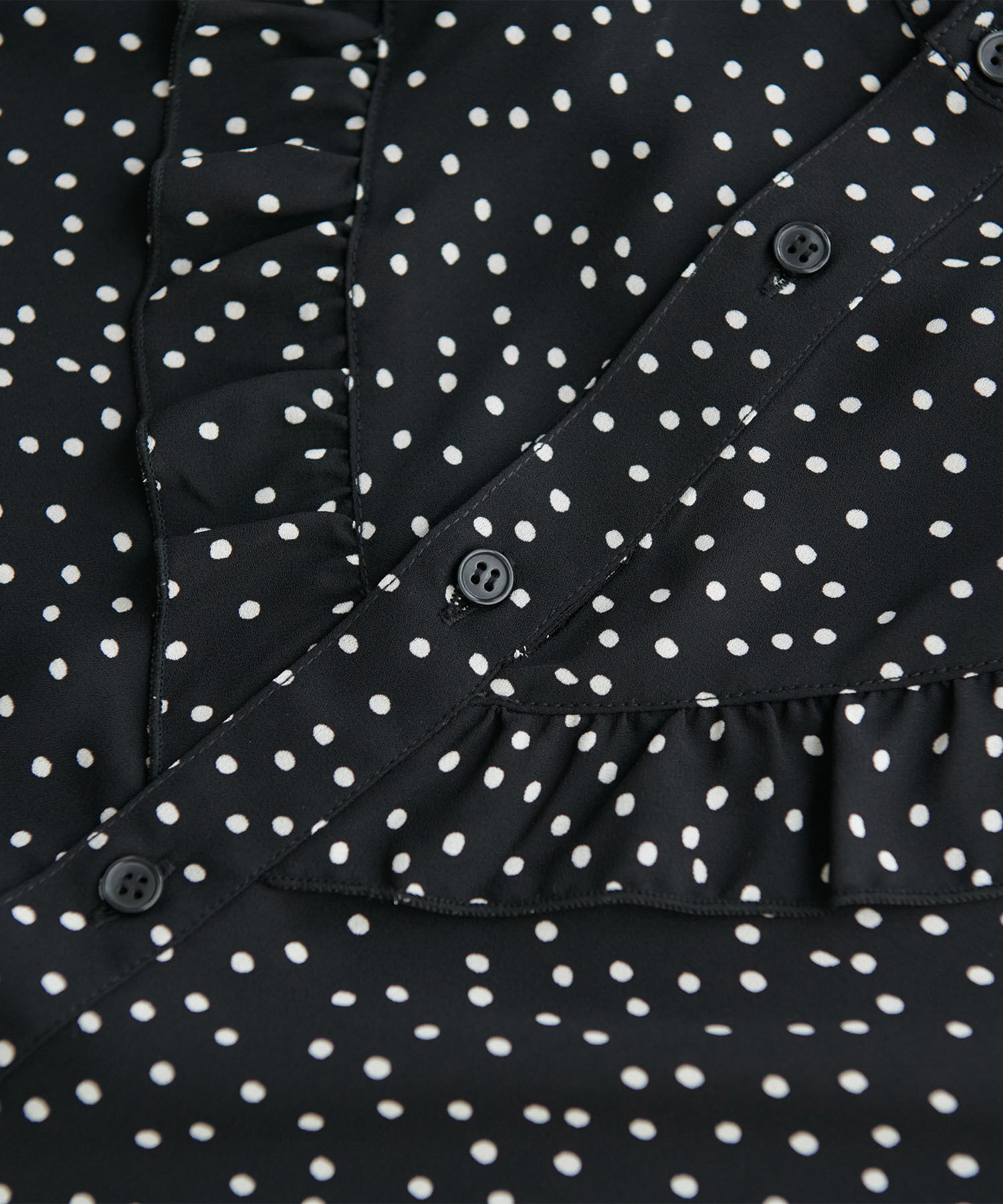 Rope&rsquo;Picnic「ドット/無地フリルブラウス」|シャツ・ブラウス|