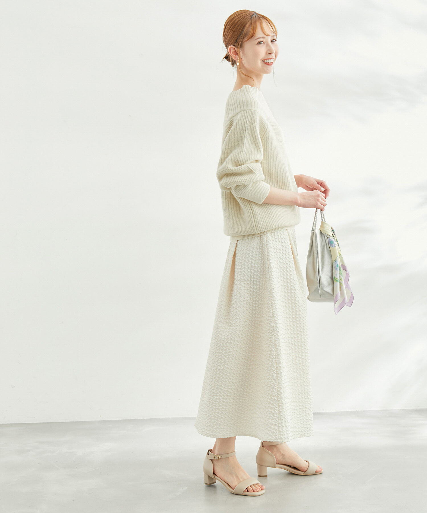 Rope&rsquo;Picnic「オフショルダーニットプルオーバー」|ニット・セーター|