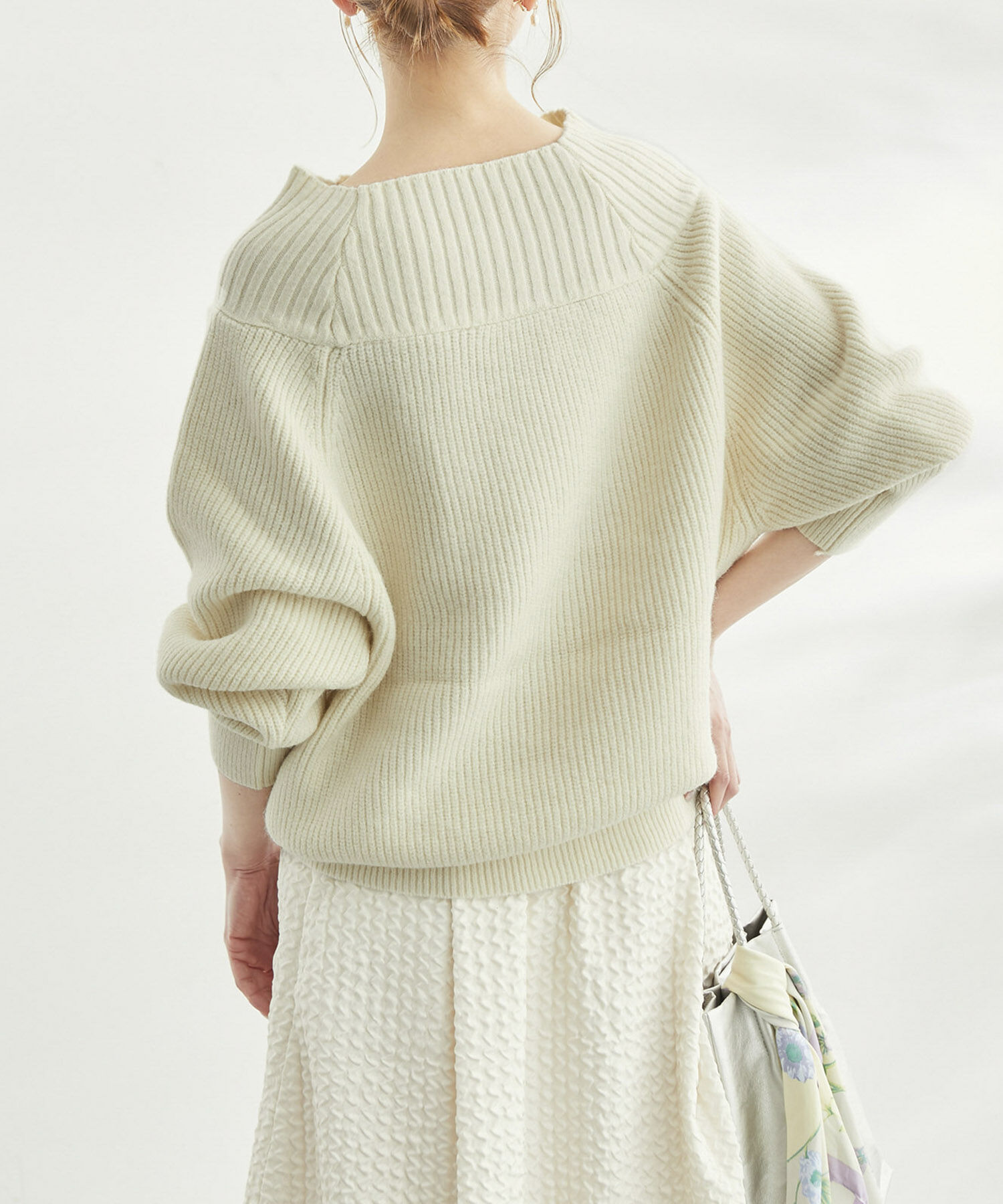 Rope&rsquo;Picnic「オフショルダーニットプルオーバー」|ニット・セーター|