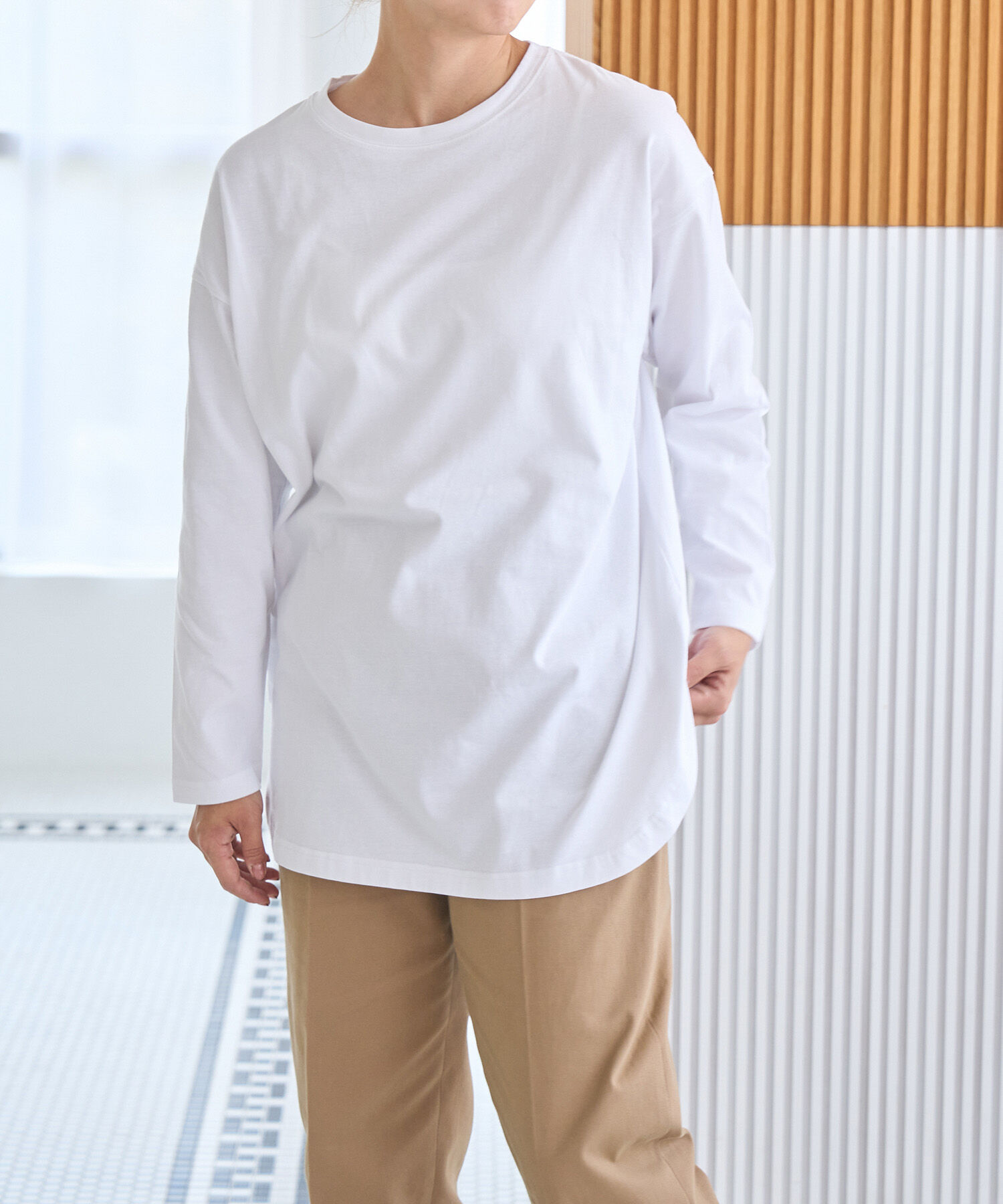 ROPE' PICNIC R「ロンTセットクロップ丈ニットプルオーバー」|ニット・セーター|