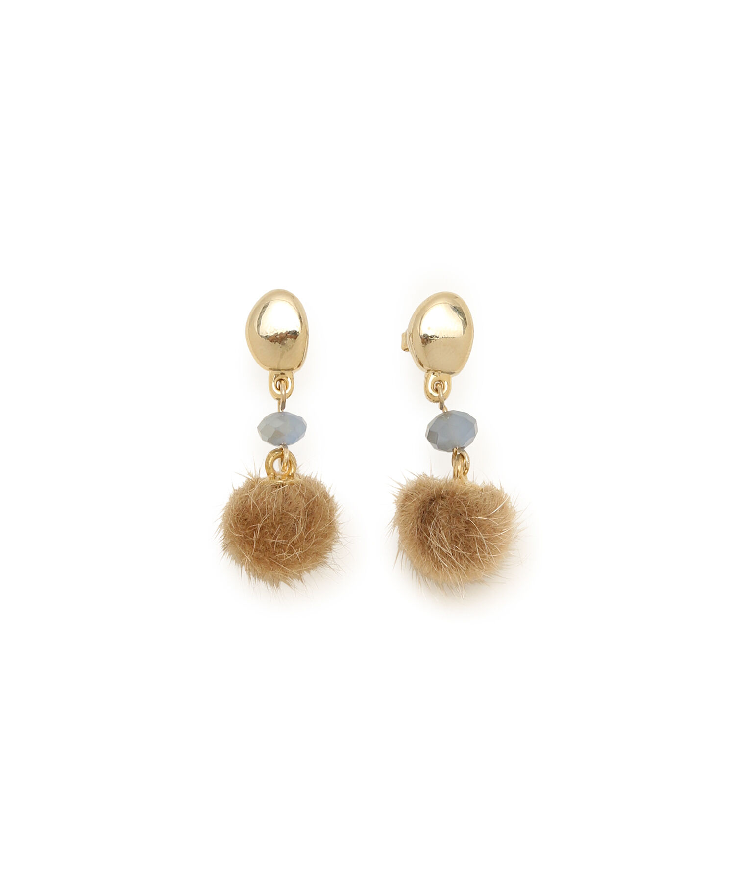 ROPE PICNIC PASSAGE「シャギーボールミックスピアス」|ピアス|