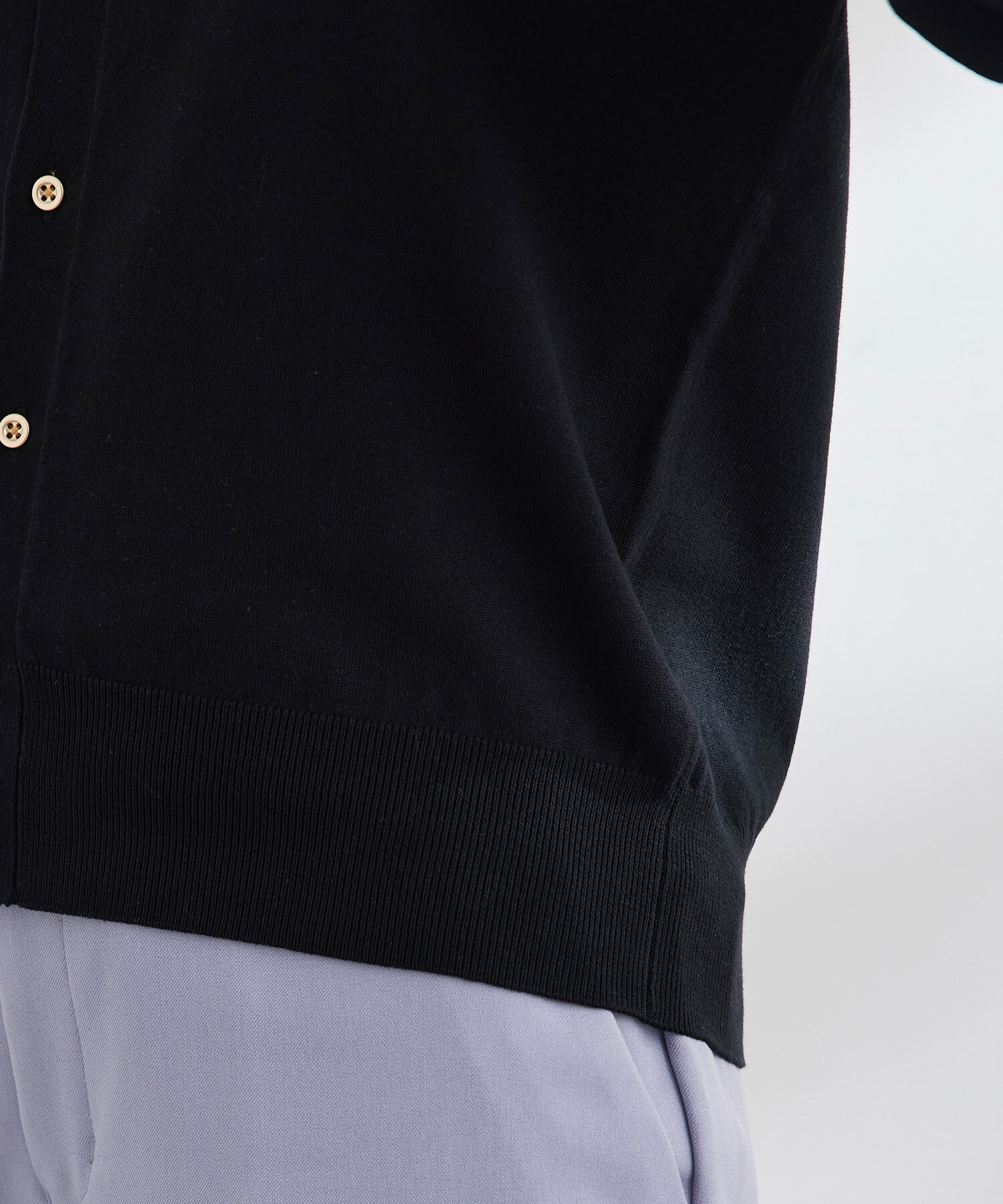 Rope&rsquo;Picnic「UVケア・洗濯機OK/天竺ベーシッククルーネックニットカーディガン」|カーディガン|