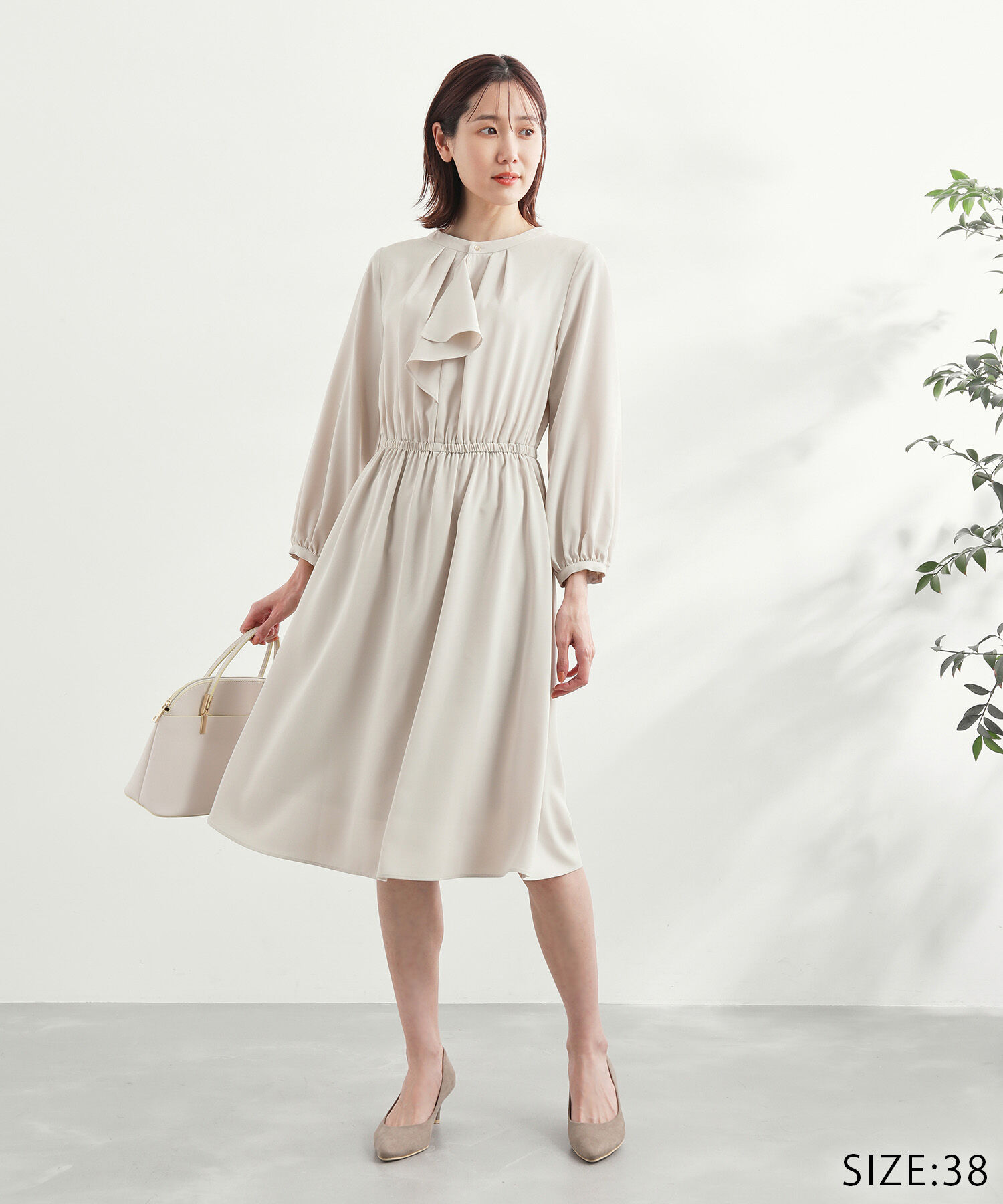 Rope&rsquo;Picnic「多機能ワンピース/ボウタイデザインワンピース」|ワンピース|