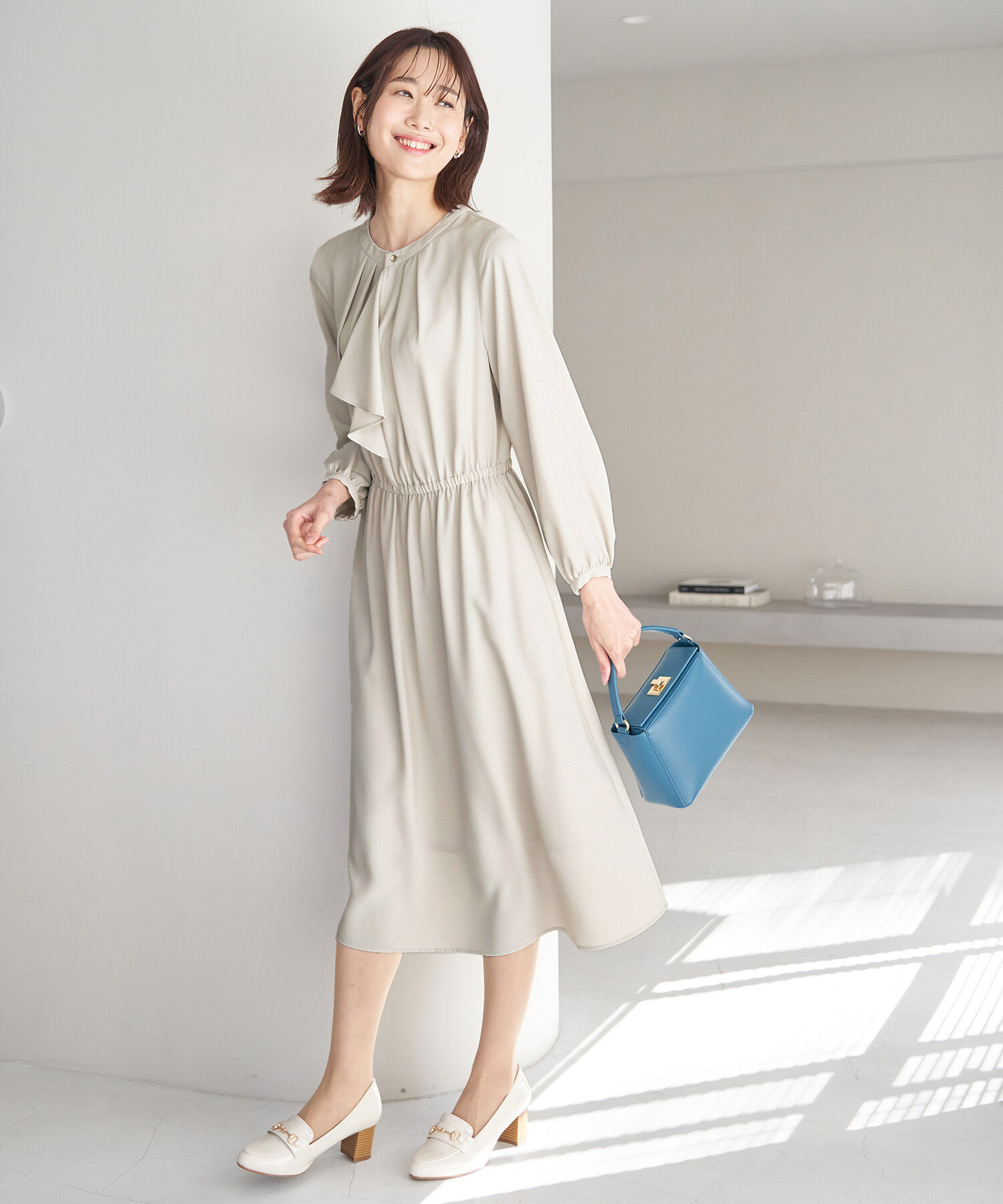 Rope&rsquo;Picnic「多機能ワンピース/ボウタイデザインワンピース」|ワンピース|