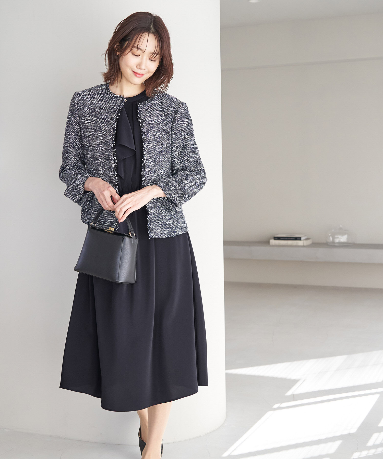 Rope&rsquo;Picnic「多機能ワンピース/ボウタイデザインワンピース」|ワンピース|