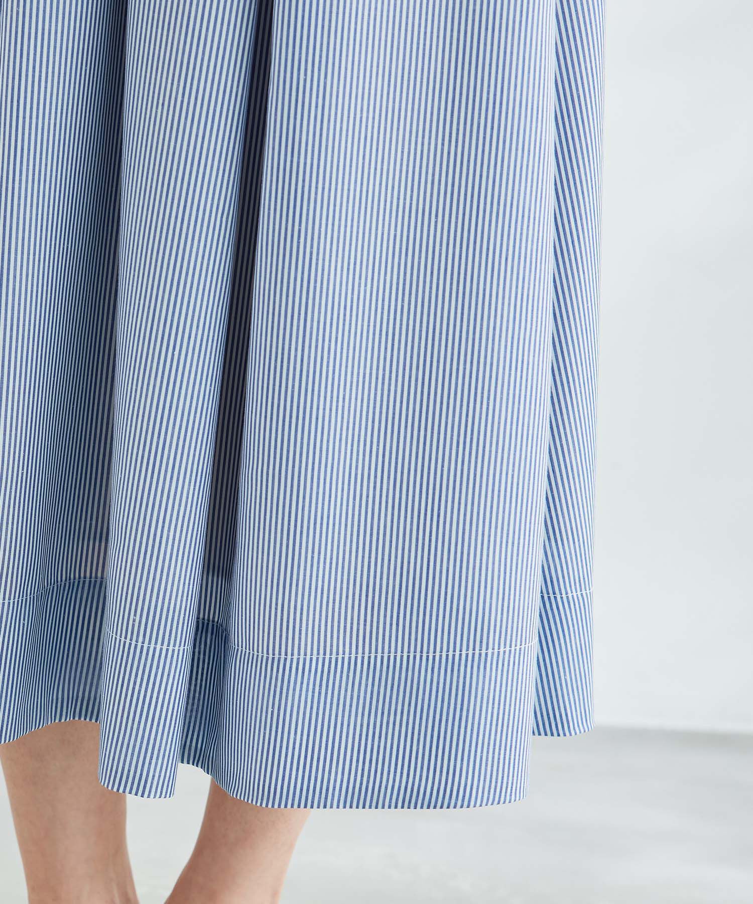 Rope&rsquo;Picnic「セットアップ対応/ストライプロングタックスカート」|スカート|