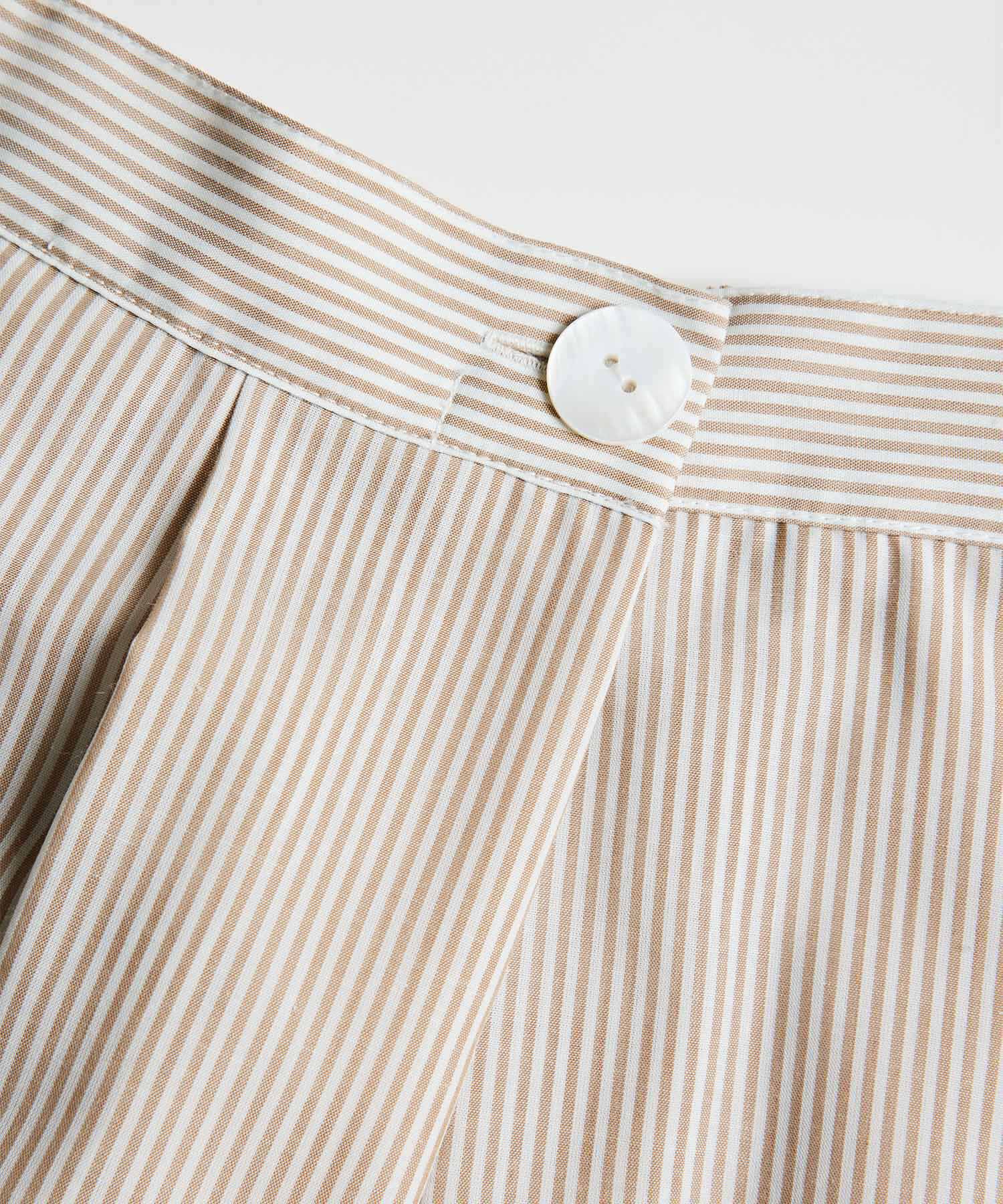 Rope&rsquo;Picnic「セットアップ対応/ストライプロングタックスカート」|スカート|