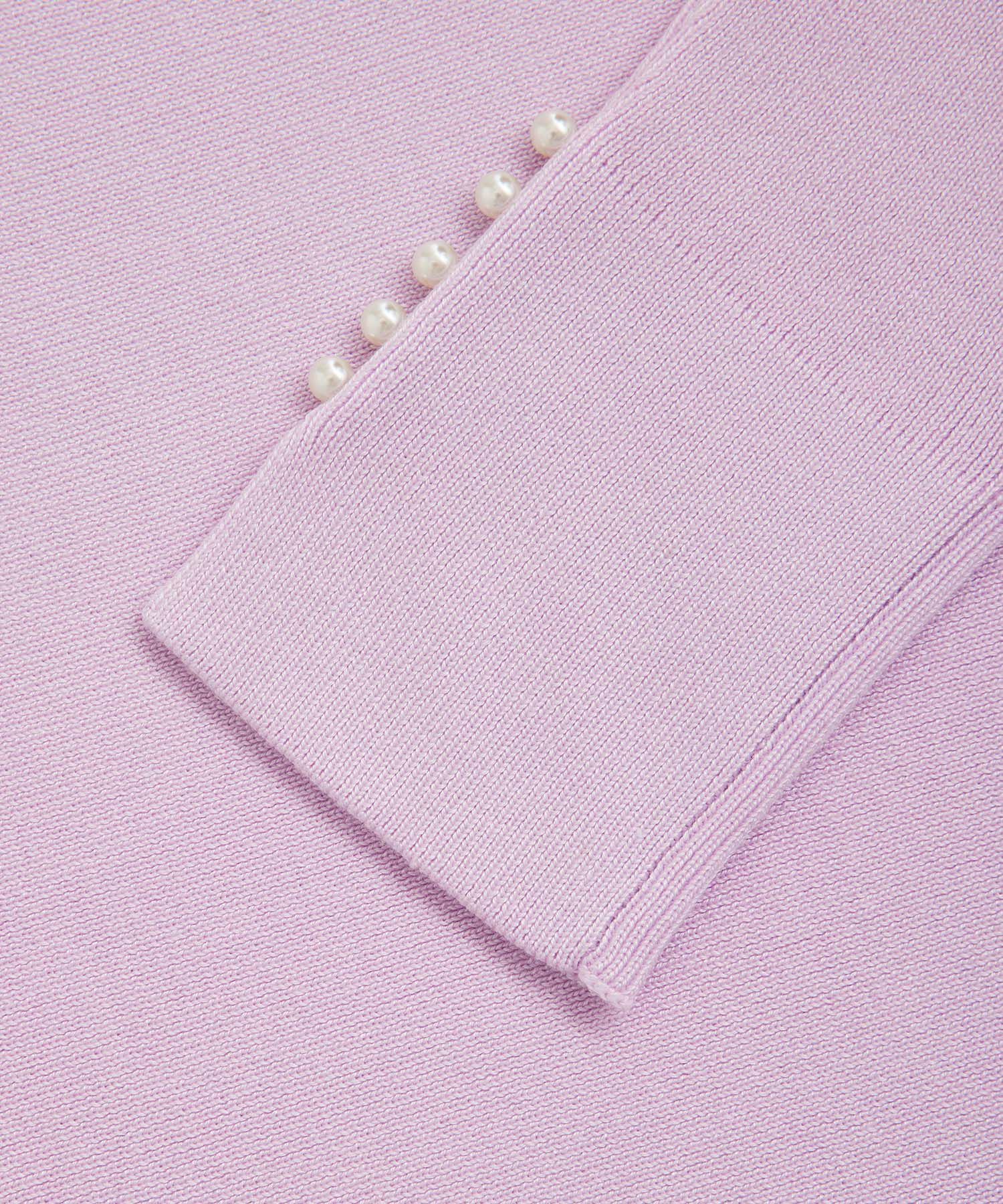 Rope&rsquo;Picnic「【WEB限定カラー:ブラウン】マシュマロ袖パールドルマンニット」|ニット・セーター|