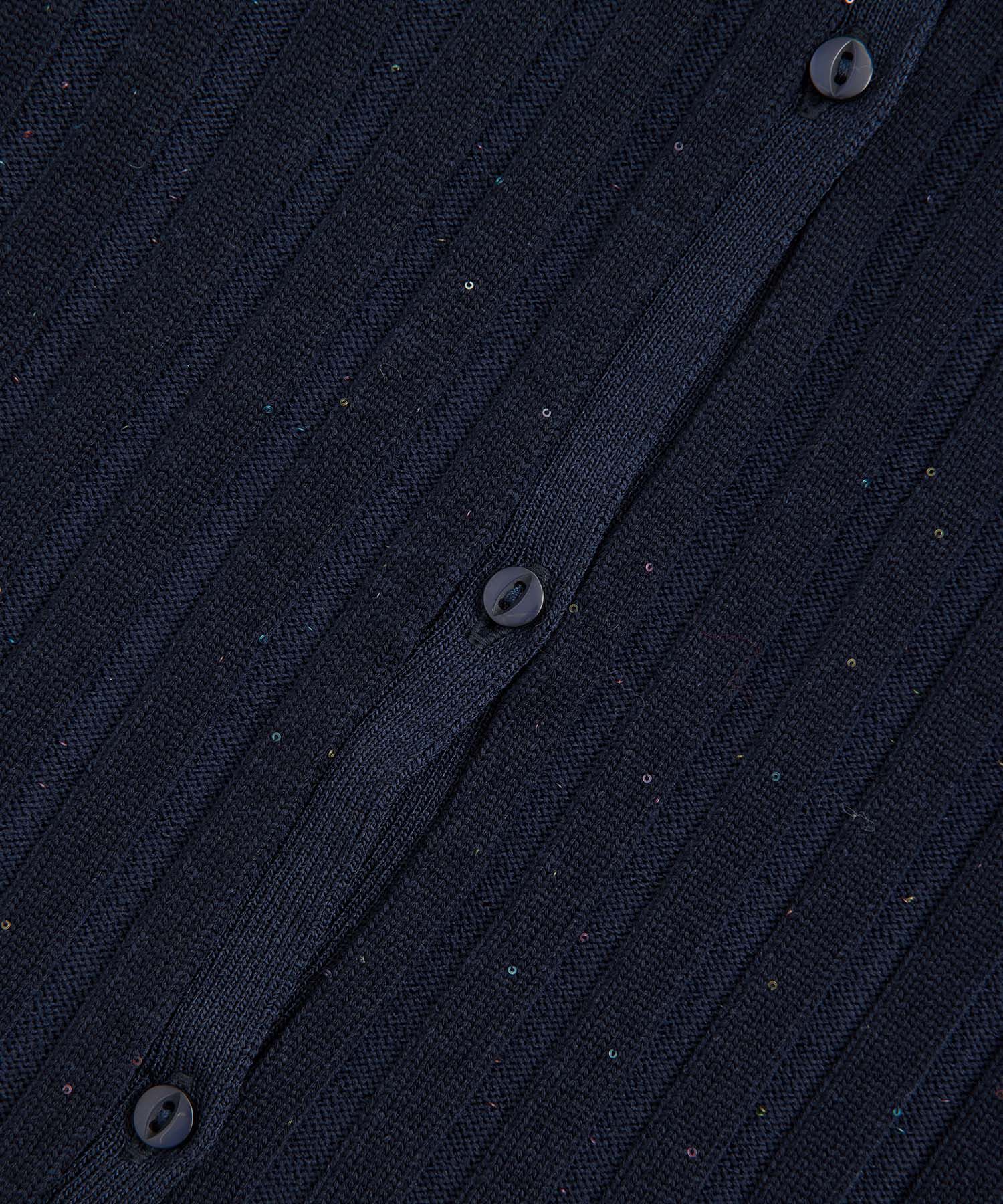 Rope&rsquo;Picnic「ミニスパンコールリブカーディガン」|カーディガン|