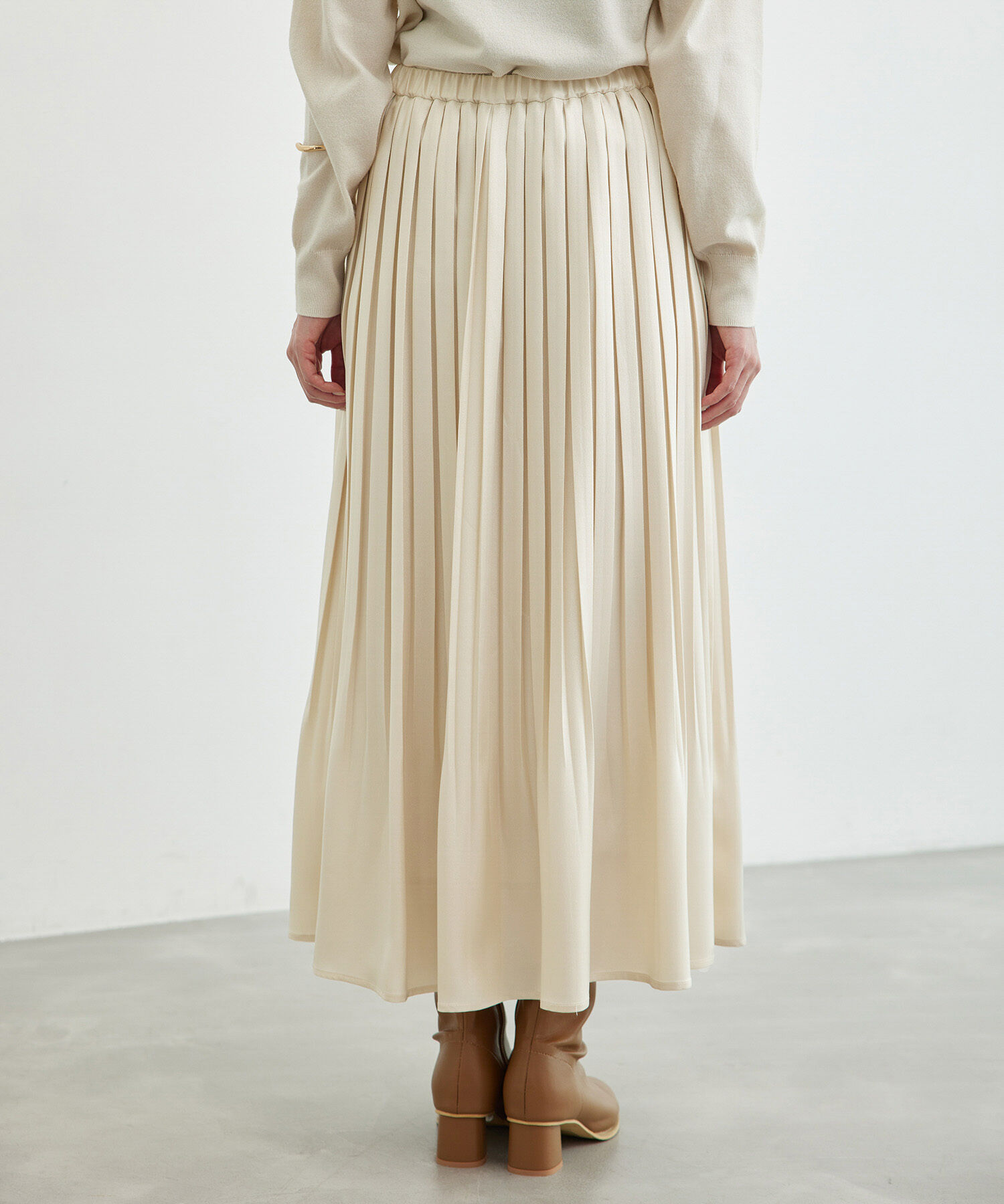 Rope&rsquo;Picnic「ブライトラメプリーツスカート」|スカート|