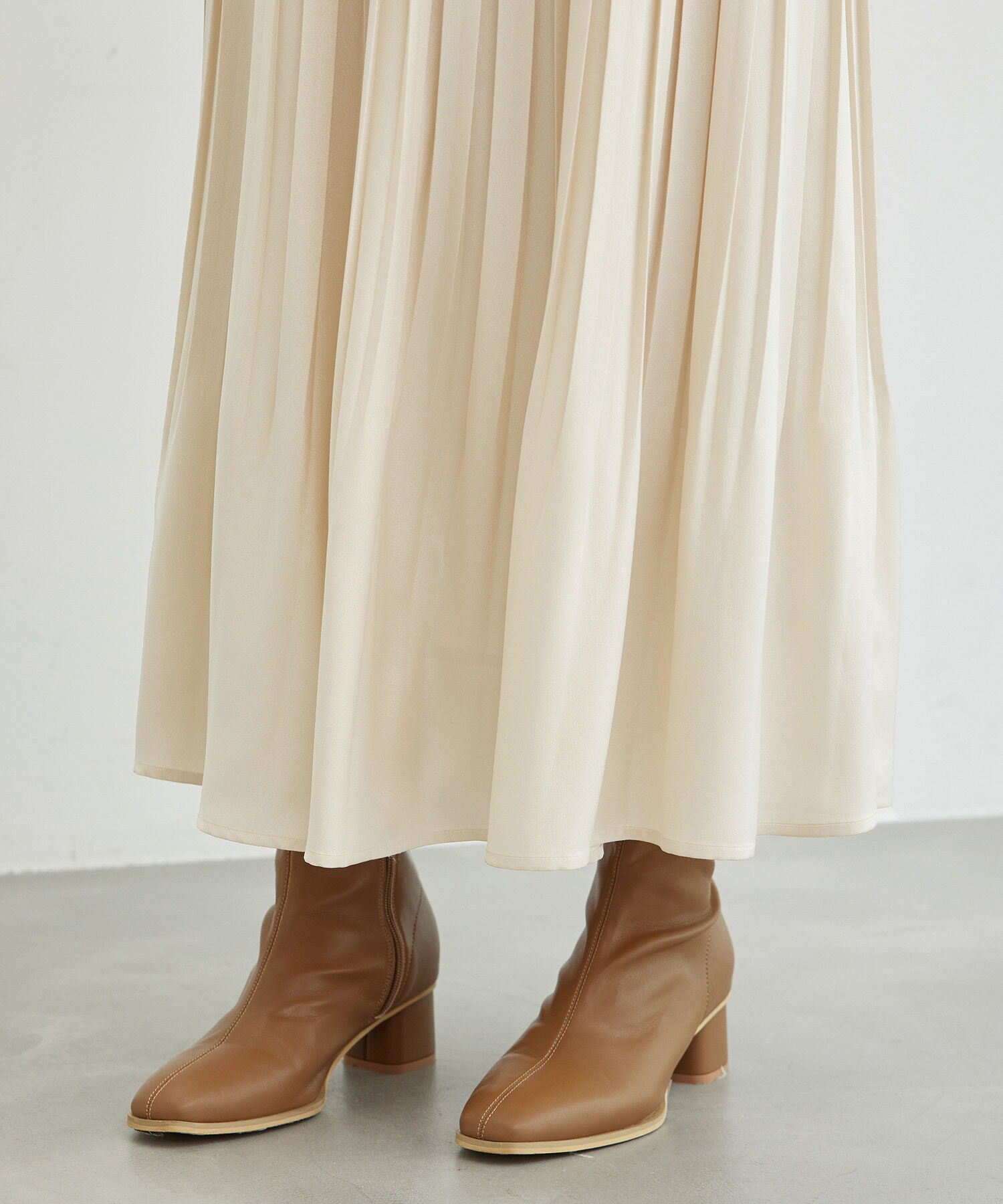 Rope&rsquo;Picnic「ブライトラメプリーツスカート」|スカート|