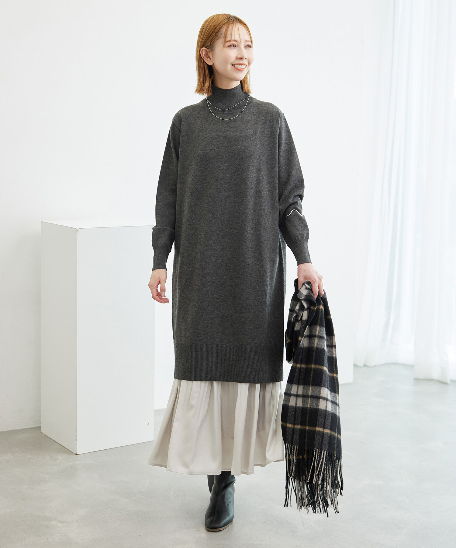 Rope&rsquo;Picnic「ブライトラメプリーツスカート」|スカート|