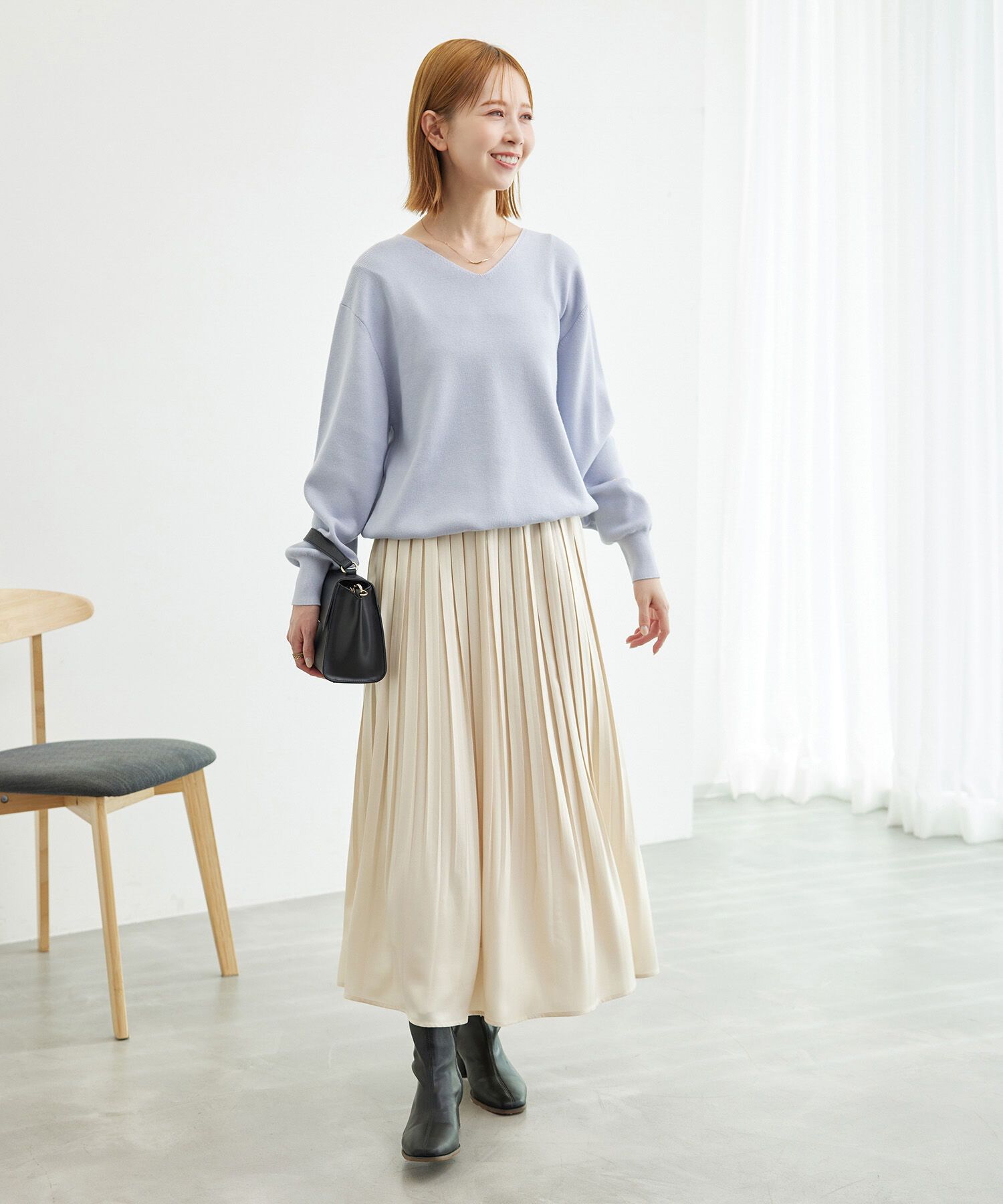 Rope&rsquo;Picnic「ブライトラメプリーツスカート」|スカート|