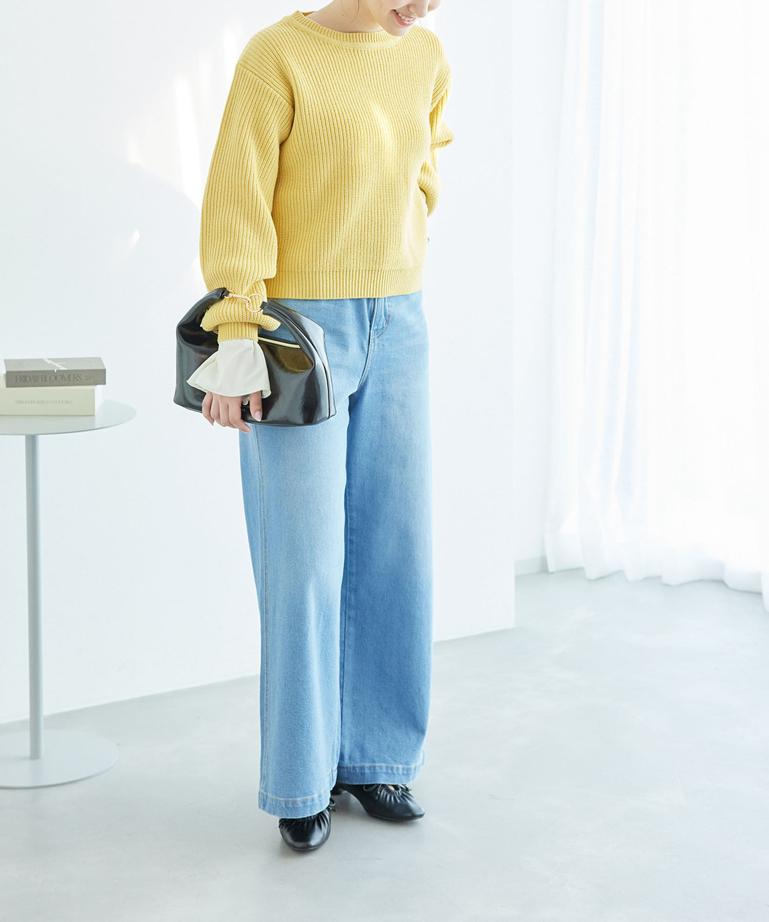 Rope&rsquo;Picnic「ラメ畔ニットプルオーバー」|ニット・セーター|